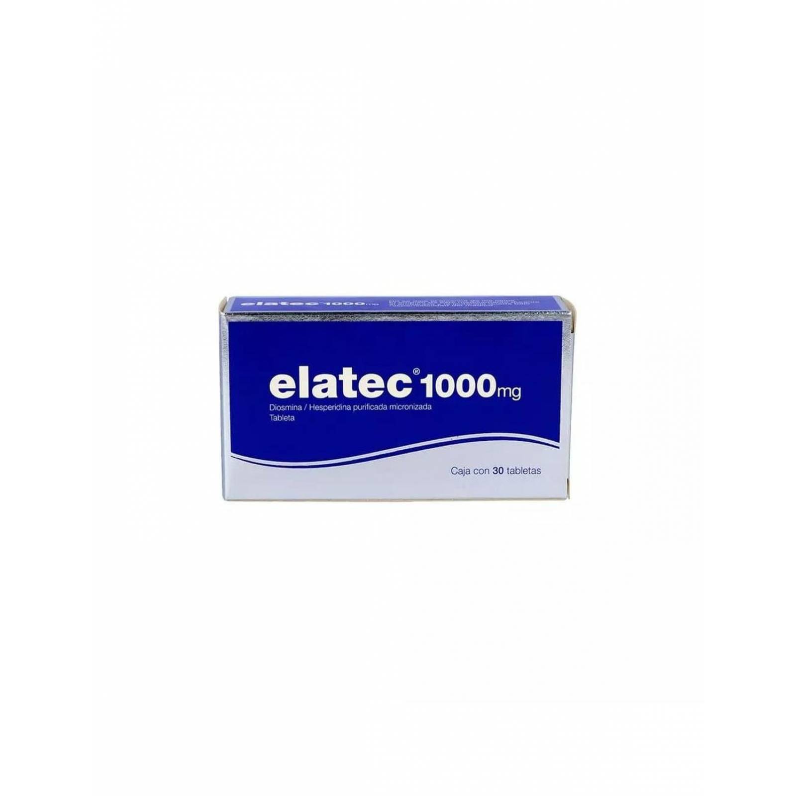 Elatec 1000 mg Caja Con 30 Tabletas 