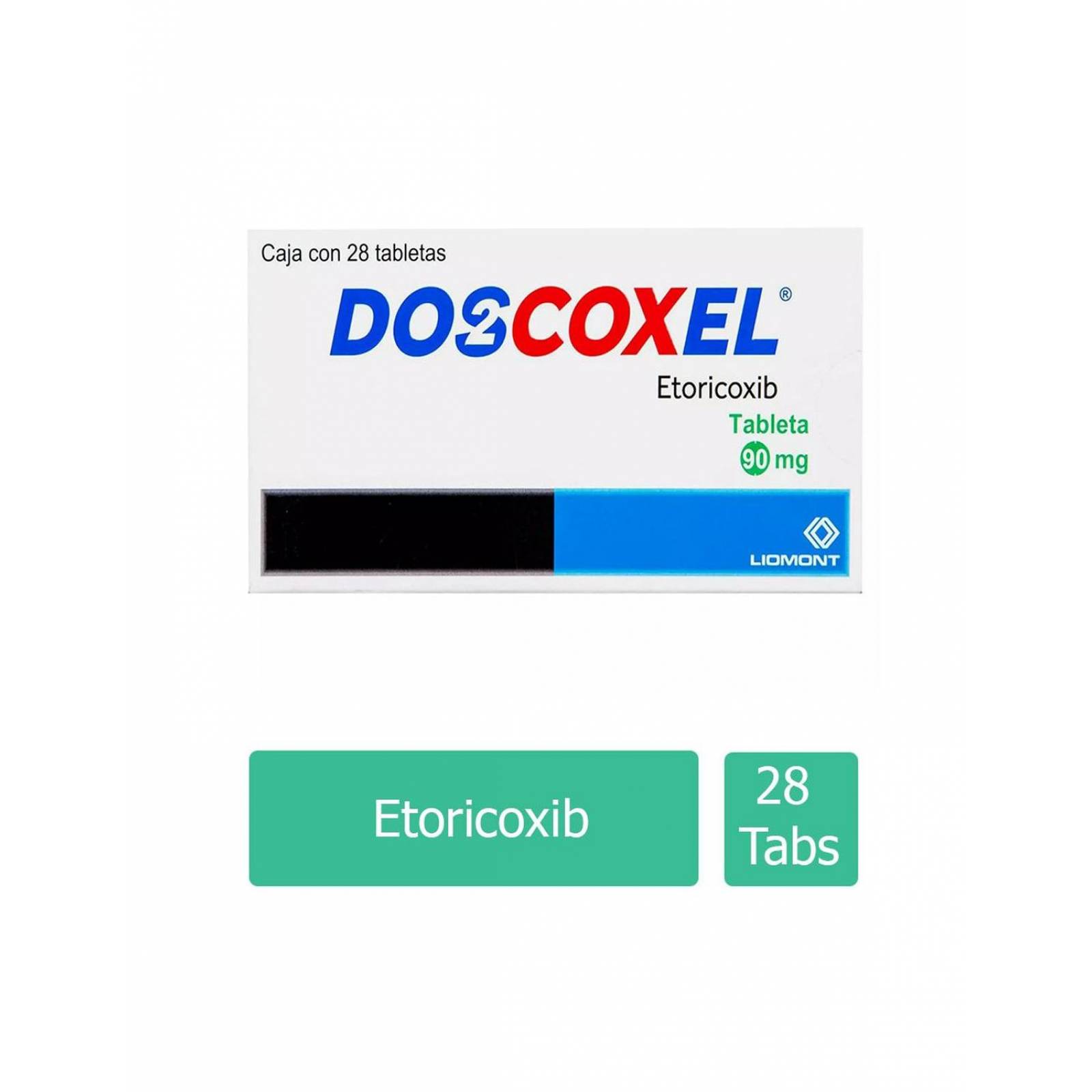 Doscoxel 90 mg Caja Con 28 Tabletas 
