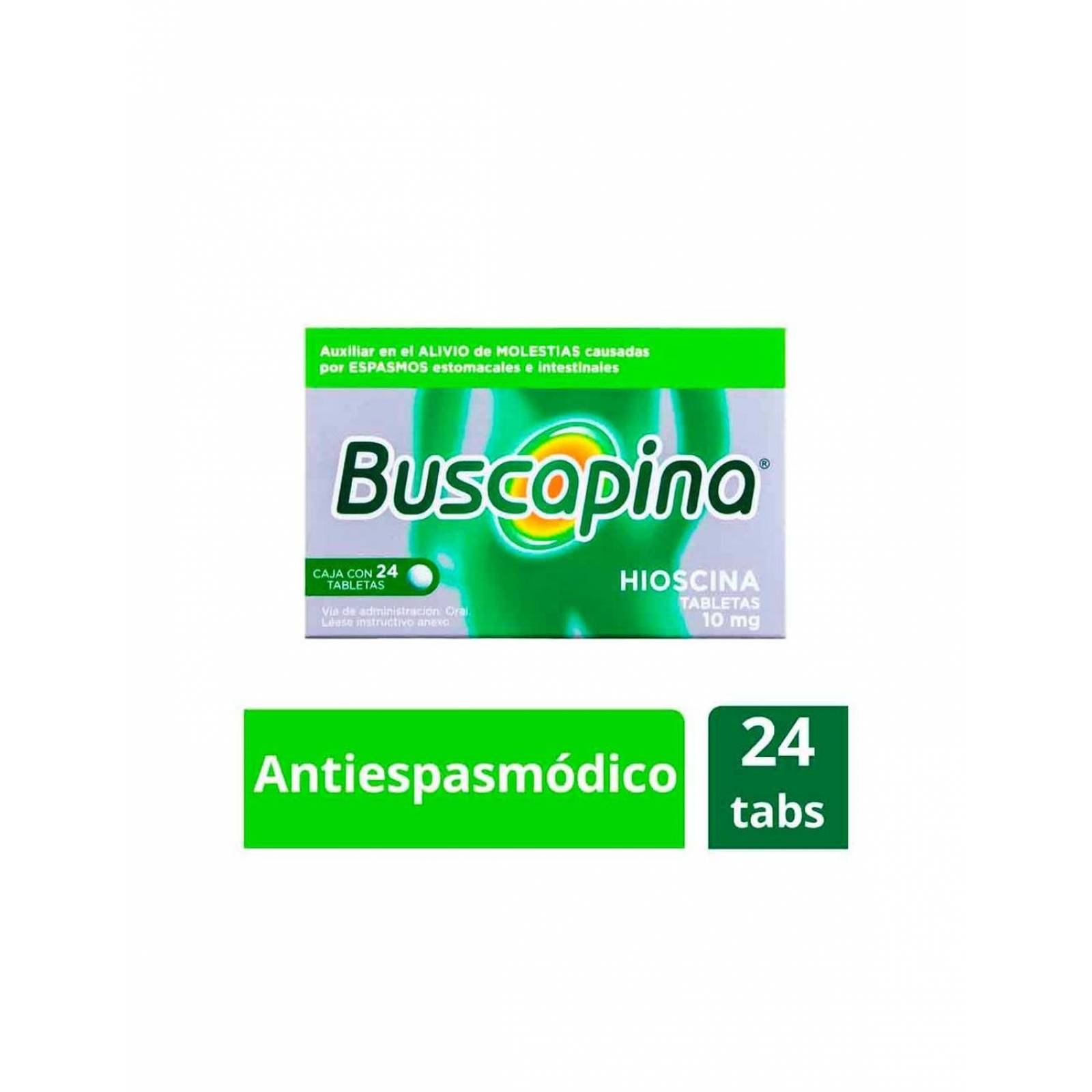 Buscapina 10 mg Caja Con 24 Tabletas 