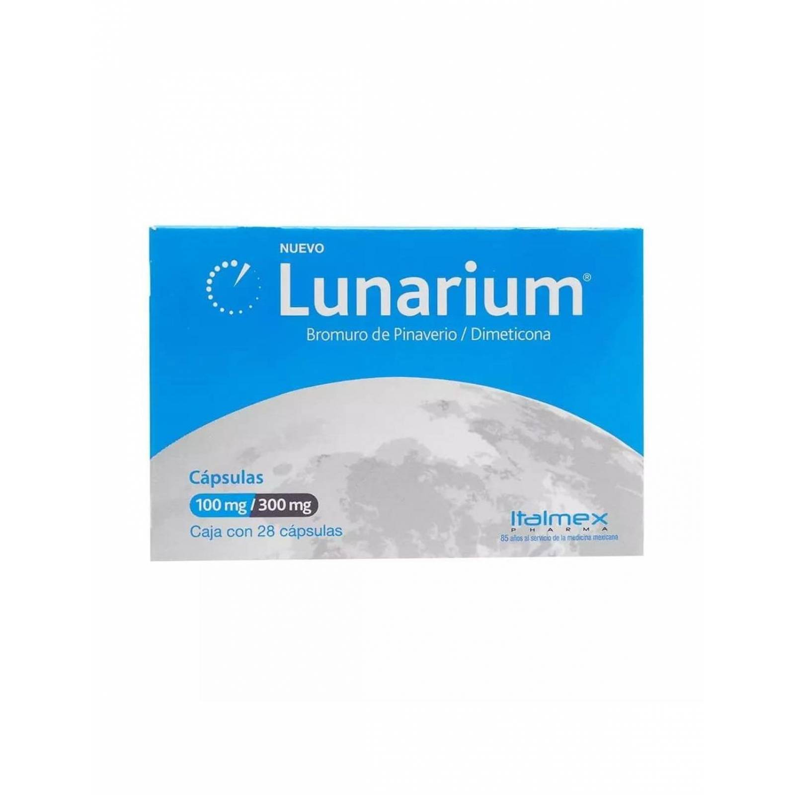 Lunarium 100 / 300 mg Caja Con 28 Cápsulas 