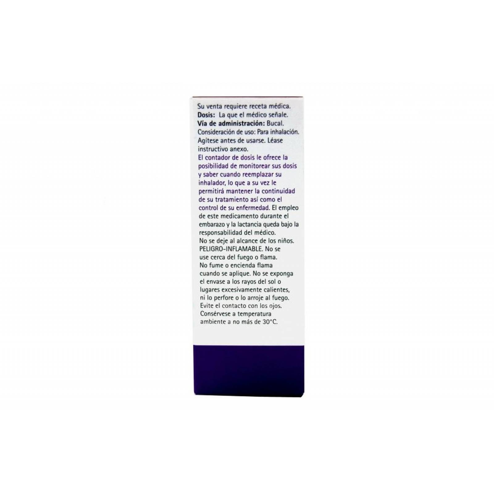 Seretide Evohaler Aerosol 25 Mcg / 250 Mcg Caja Con Frasco Con 120 Dosis 