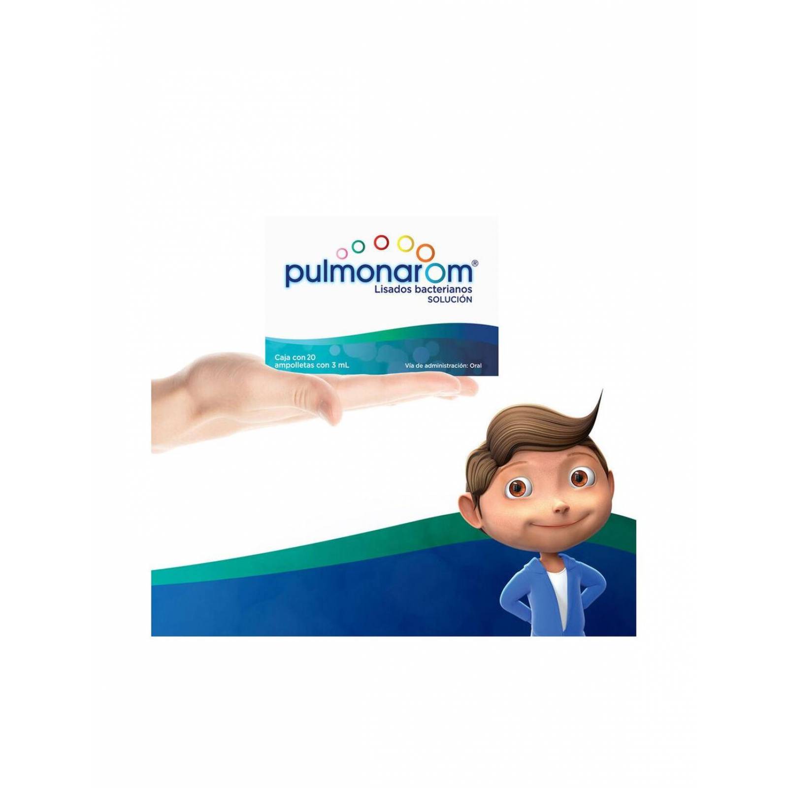 Pulmonarom Solución Oral Caja 20 Ampolletas Con 3 mL 