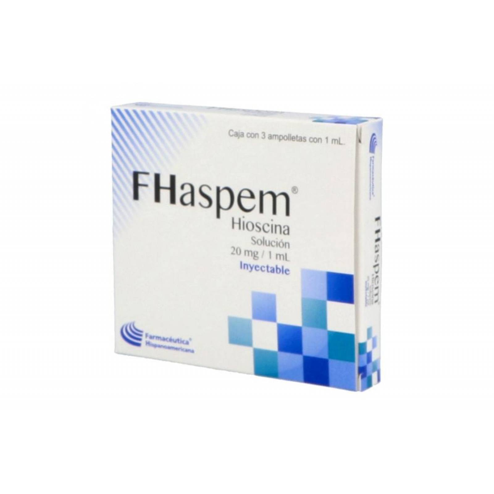 Fhaspem Solución 20 mg/1 mL Caja Con 3 Ampolletas 