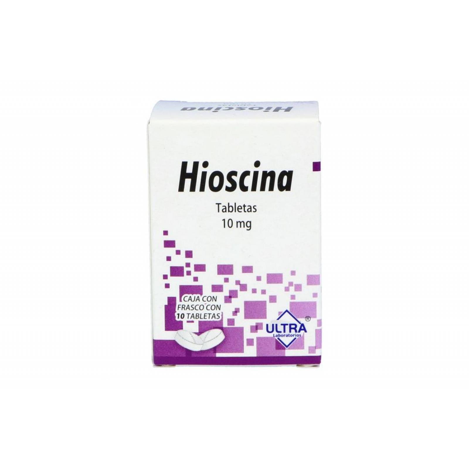 Hioscina 10 mg Caja Con 10 Tabletas 