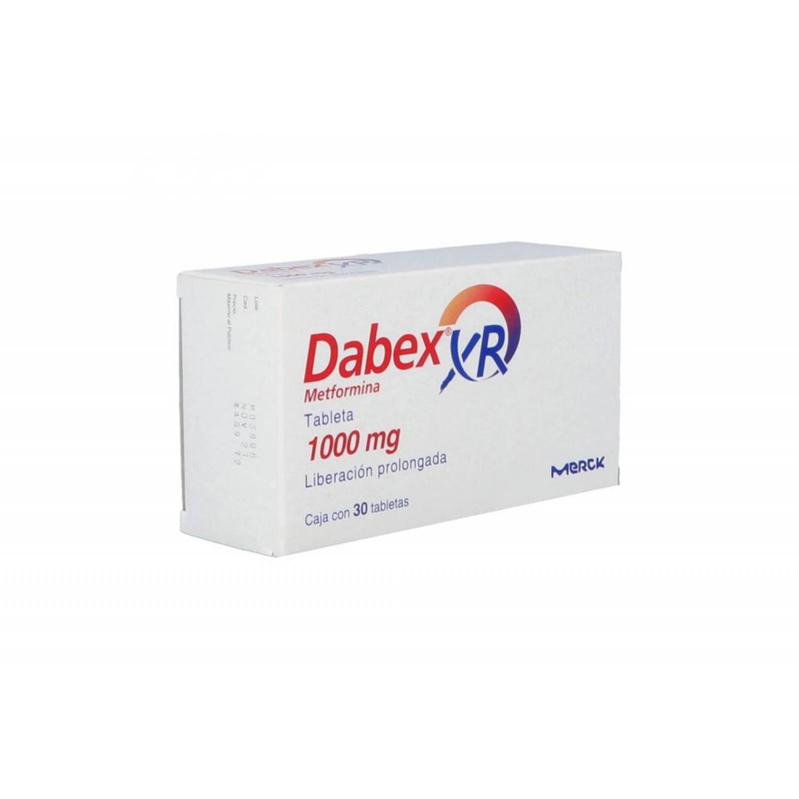 Dabex Xr 1000 Mg Caja con 30 Tabletas 