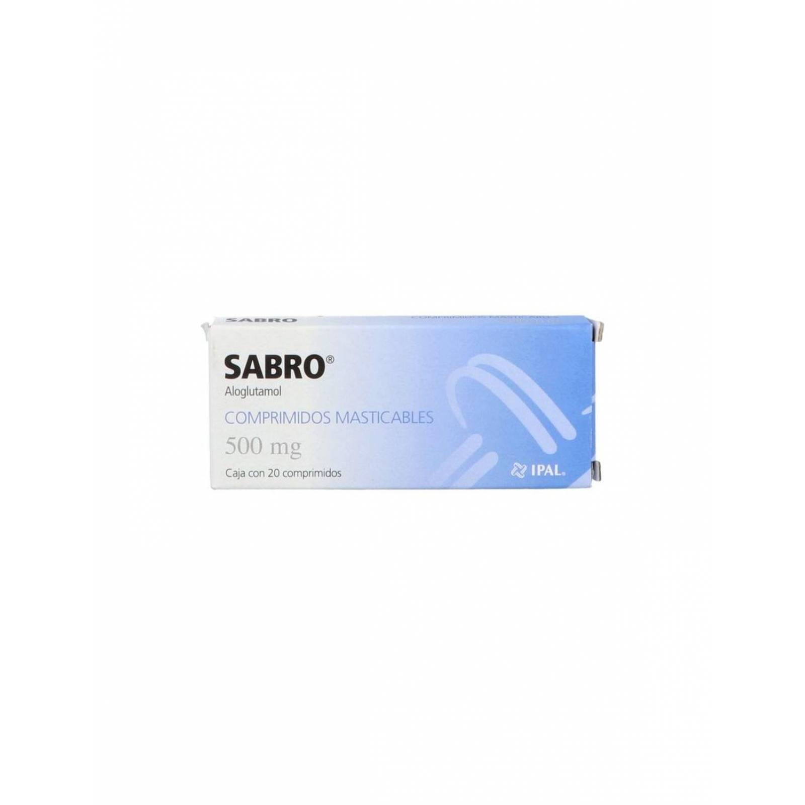 Sabro 500 mg Caja Con 20 Comprimidos Masticables 