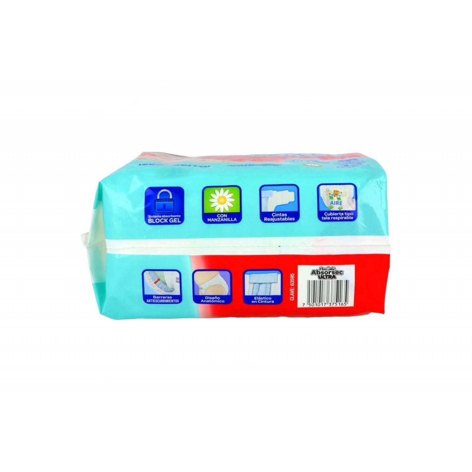 Pañales Kleen Bebé Absorsec Ultra Etapa M Paquete Con 14 Piezas 