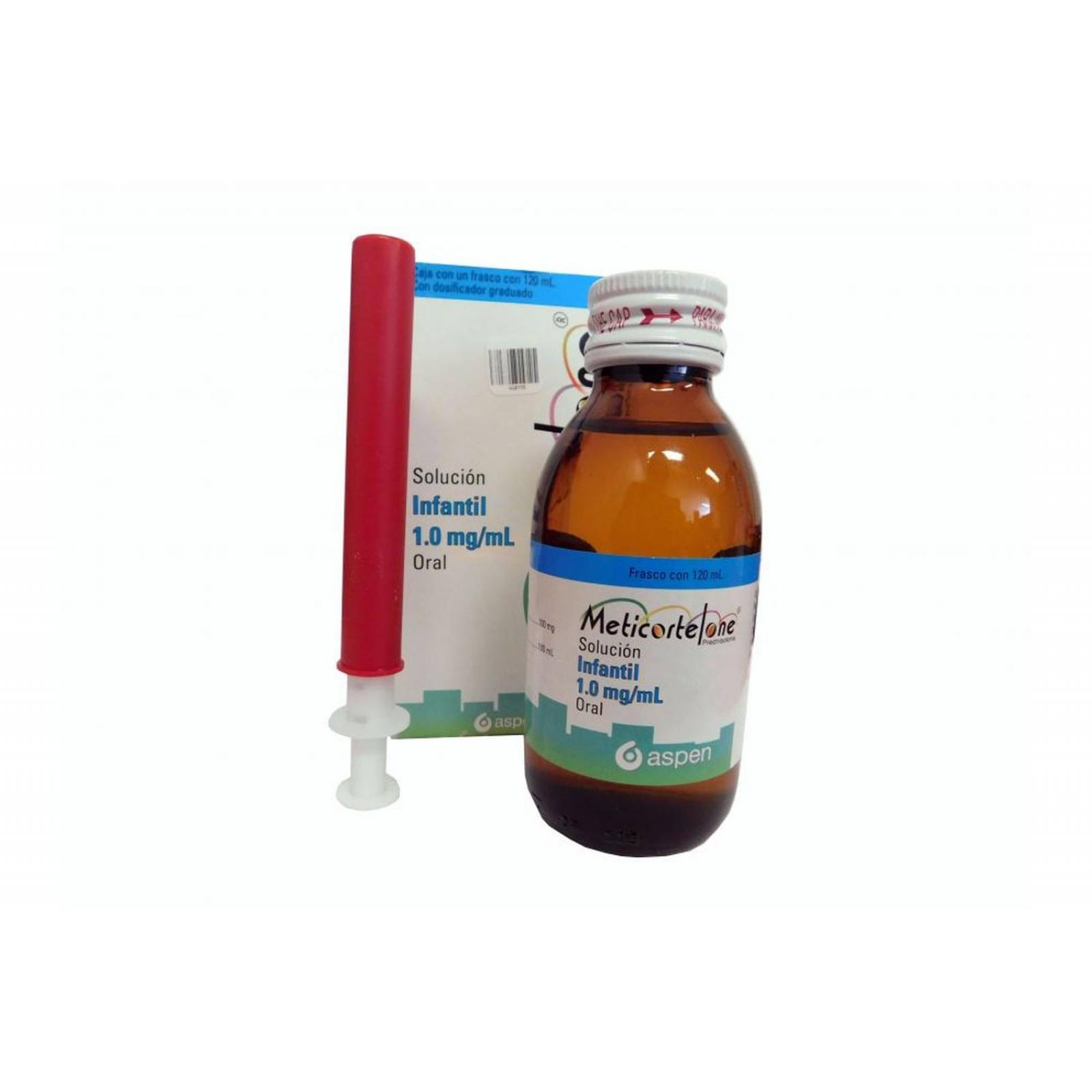Meticortelone 1 mg / mL Caja Con Frasco Con 120 mL 