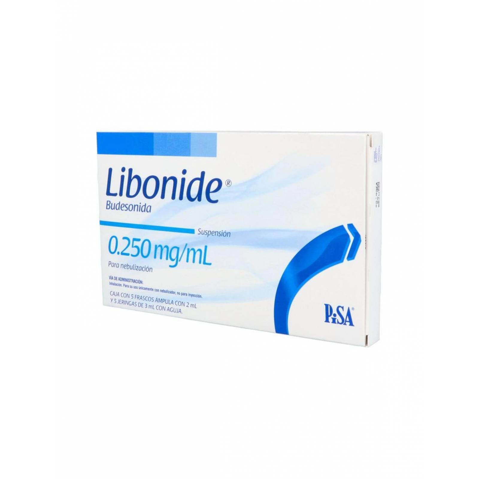Libonide 0.250mg/mL Caja Con 5 Frascos Ámpula 