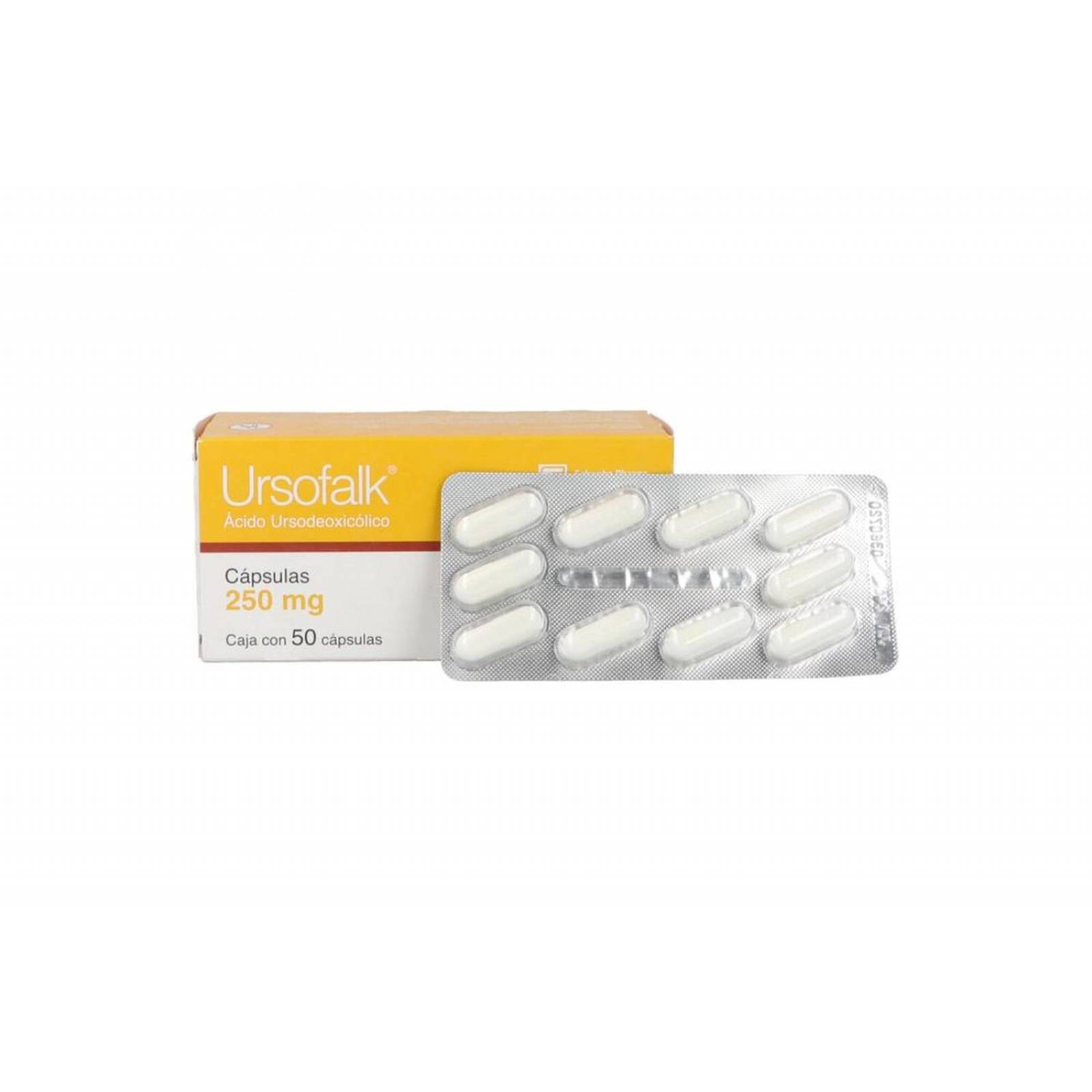 Ursofalk 250 mg Caja Con 50 Cápsulas 