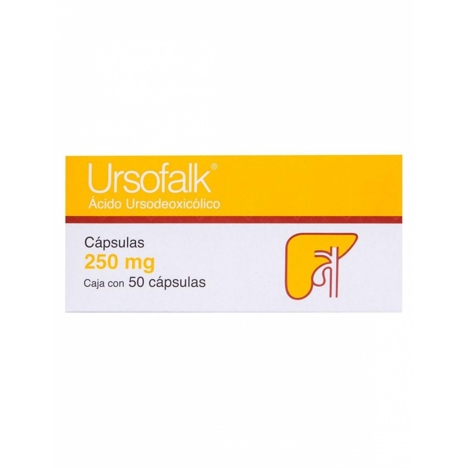 Ursofalk 250 mg Caja Con 50 Cápsulas 