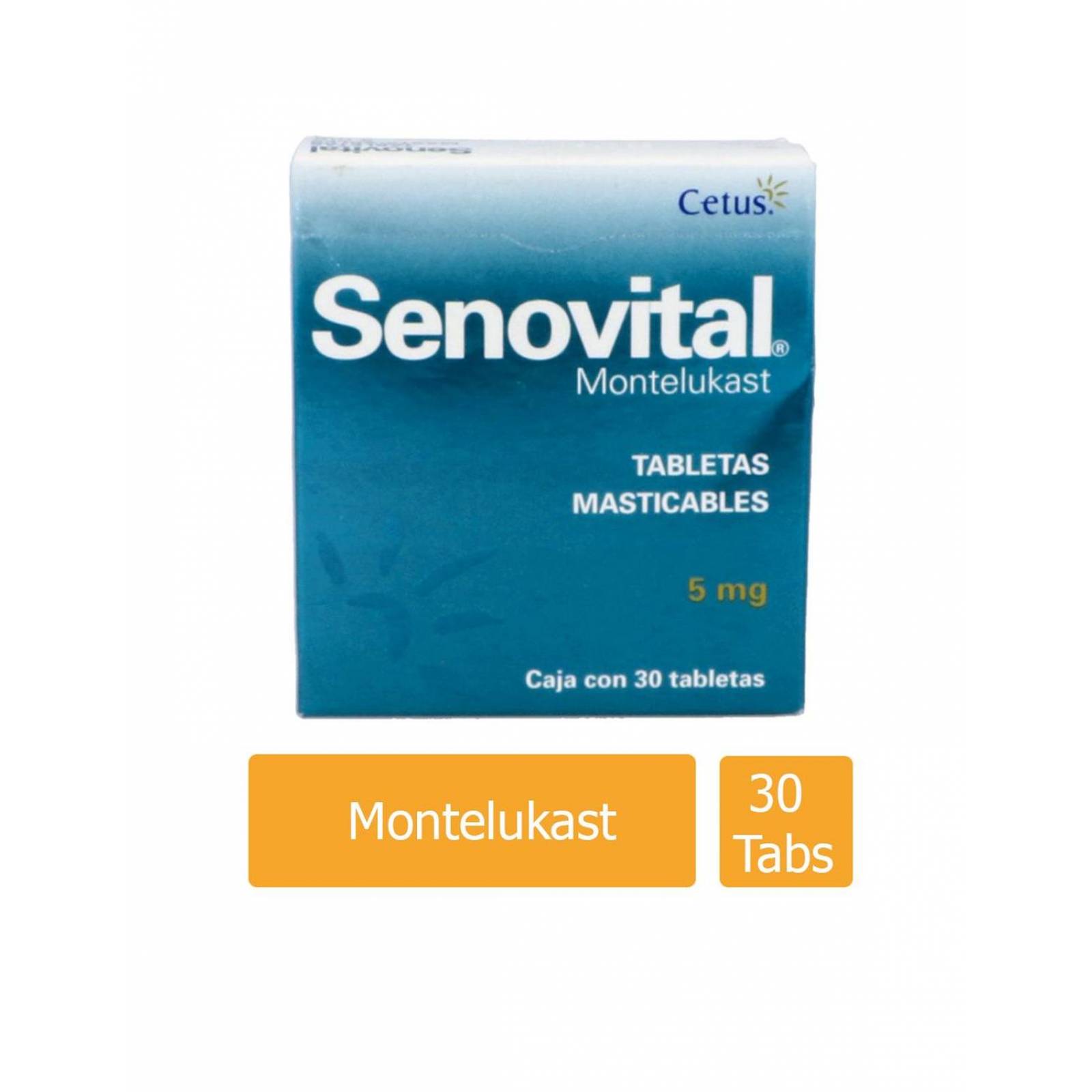 Senovital 5 mg Caja Con 30 Tabletas Masticables 