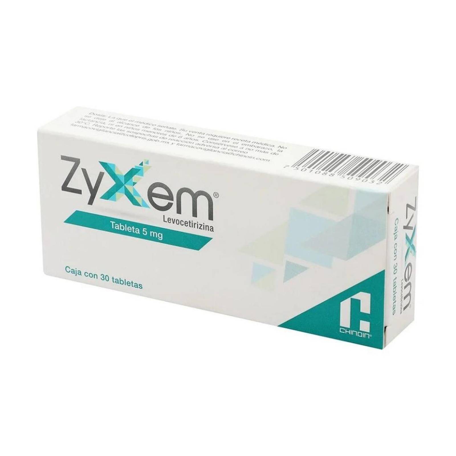 Zyxem 5 mg Con 30 Tabletas 