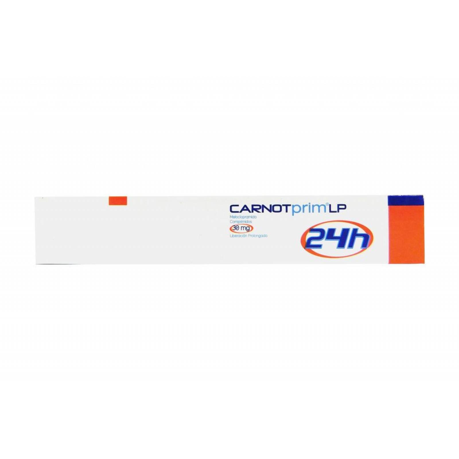 Carnotprim Lp 12H 30 mg Caja Con 10 comprimidos 