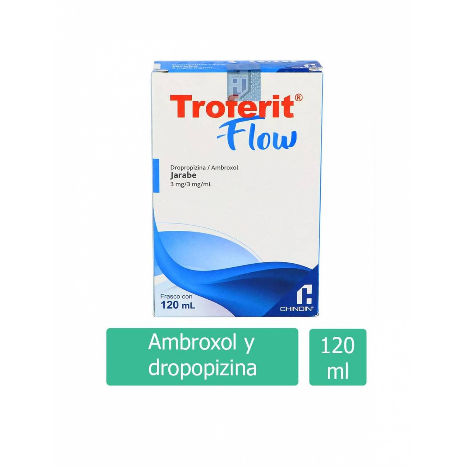 Troferit Flow Jarabe Caja Con Frasco Con 120 mL 