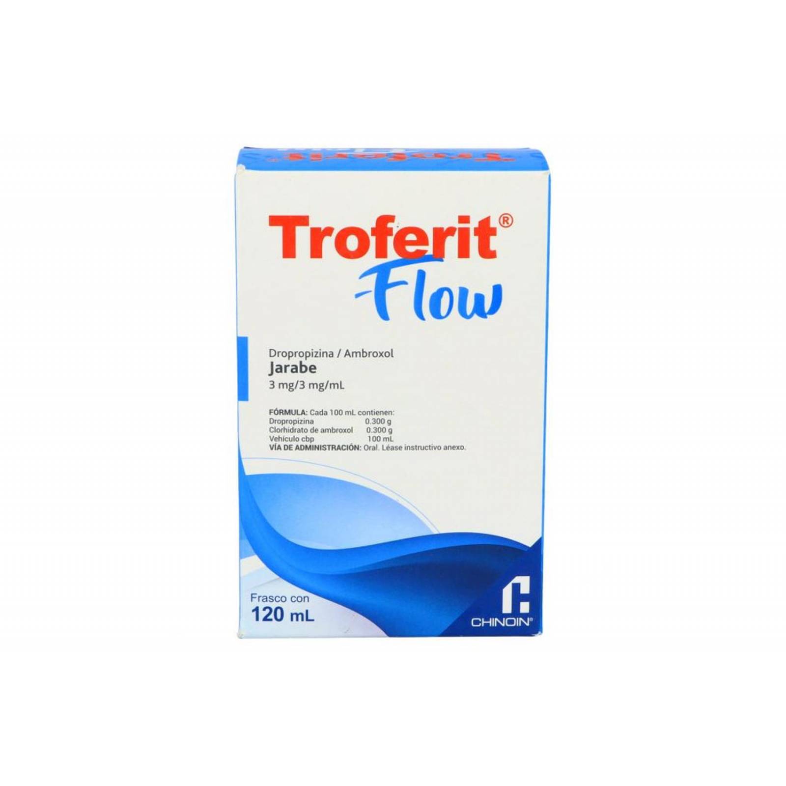 Troferit Flow Jarabe Caja Con Frasco Con 120 mL 