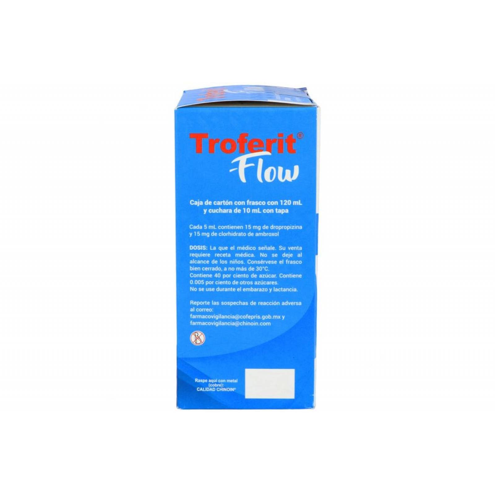 Troferit Flow Jarabe Caja Con Frasco Con 120 mL 