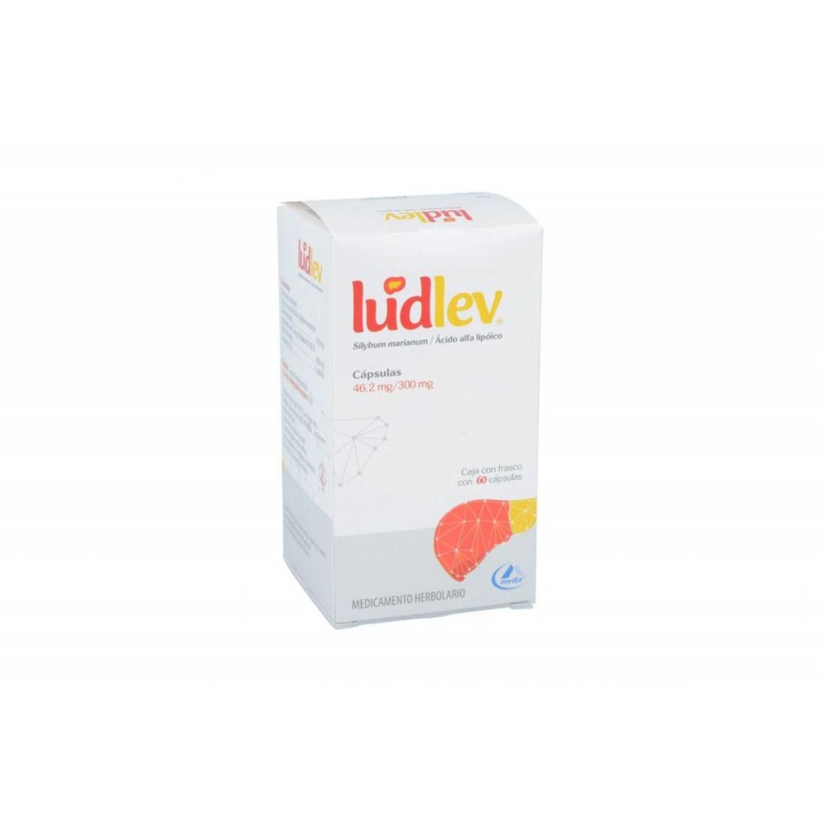 Ludlev 140 mg /300 mg Caja Con Frasco Con 60 Cápsulas 