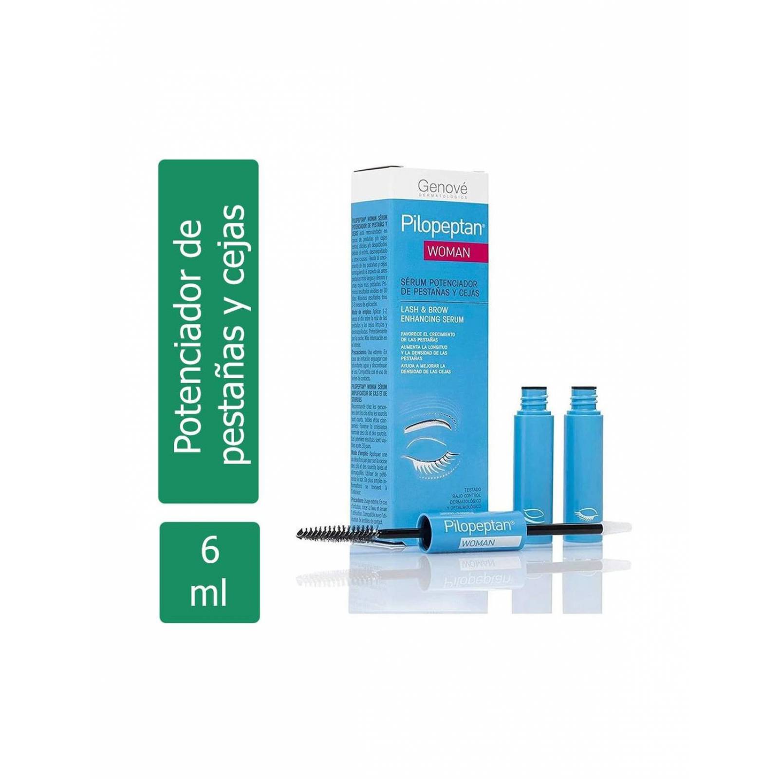 Genové Pilopeptan Sérum Potenciador de Pestañas y Cejas 6 mL 