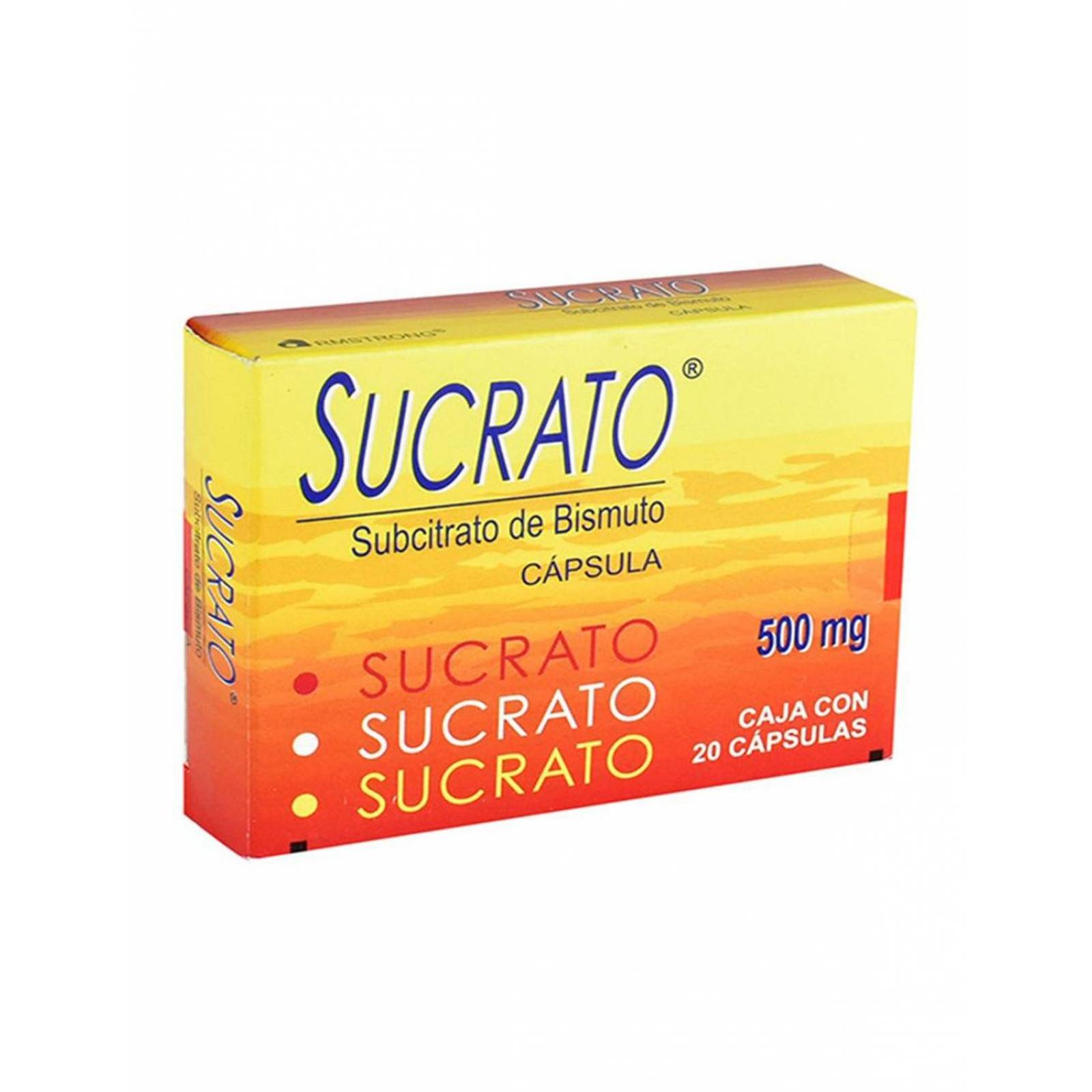 Sucrato 500 mg Caja Con 20 Cápsulas 