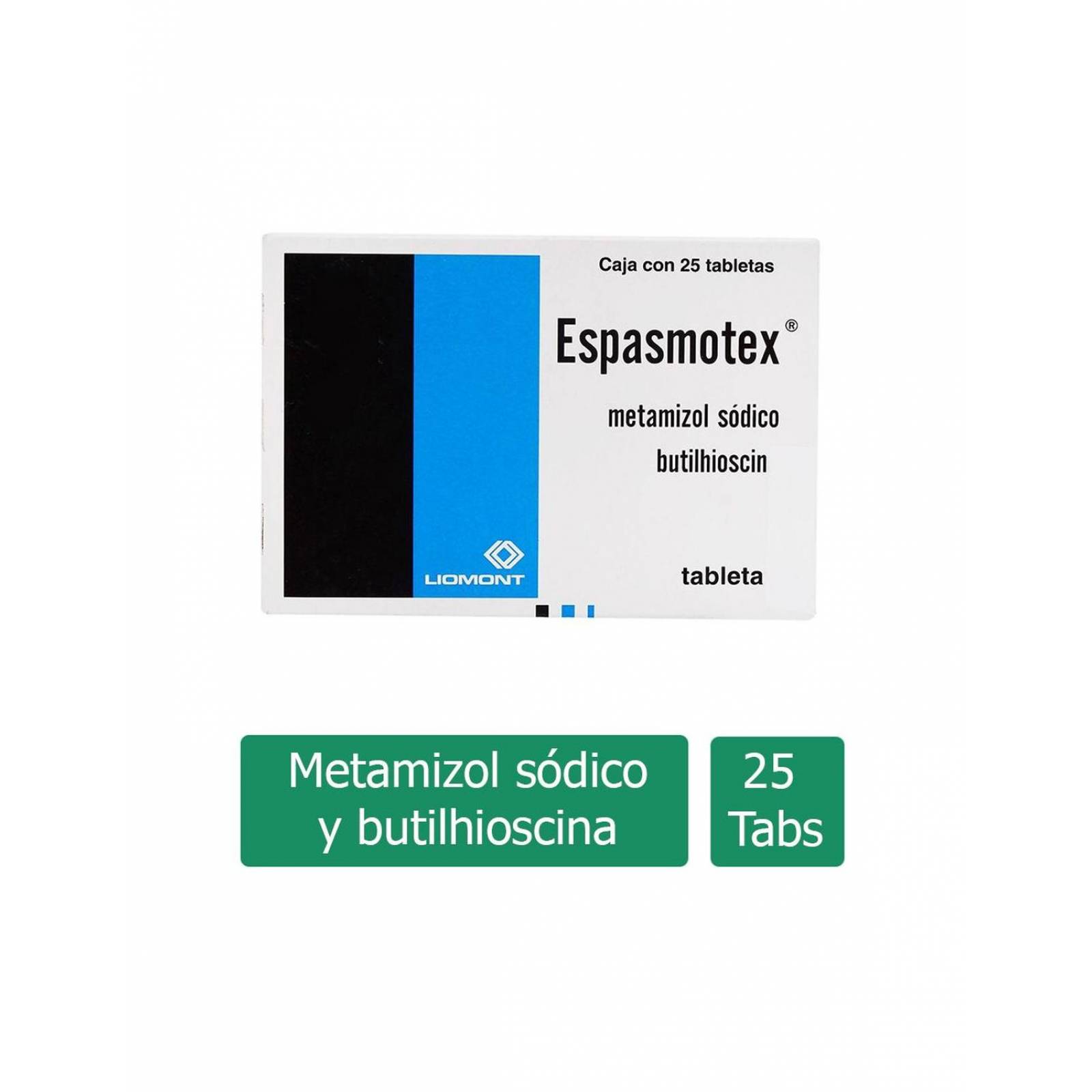 Espasmotex Caja Con 25 Tabletas 