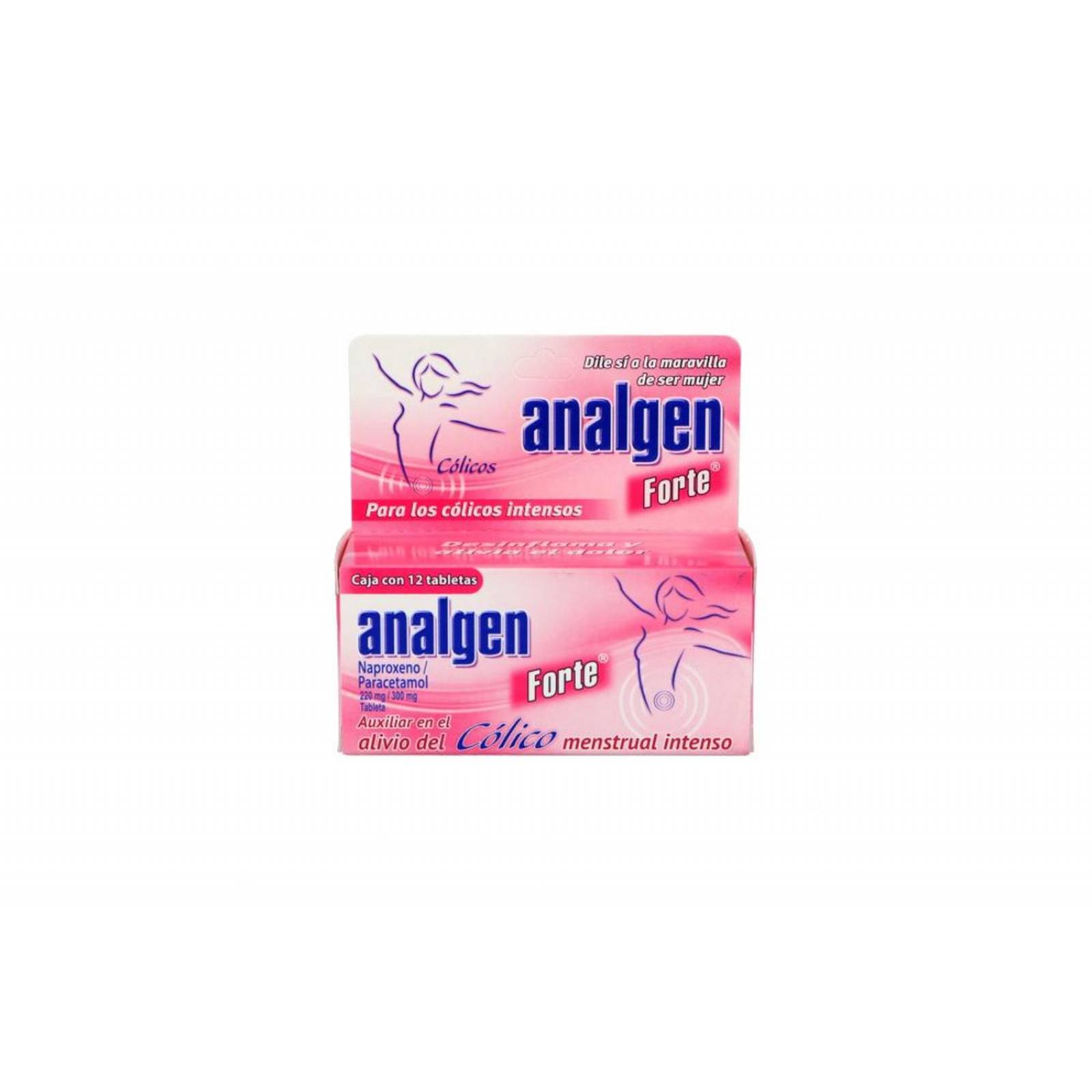Analgen Forte Cólico Menstrual Intenso Caja Con 12 Tabletas 