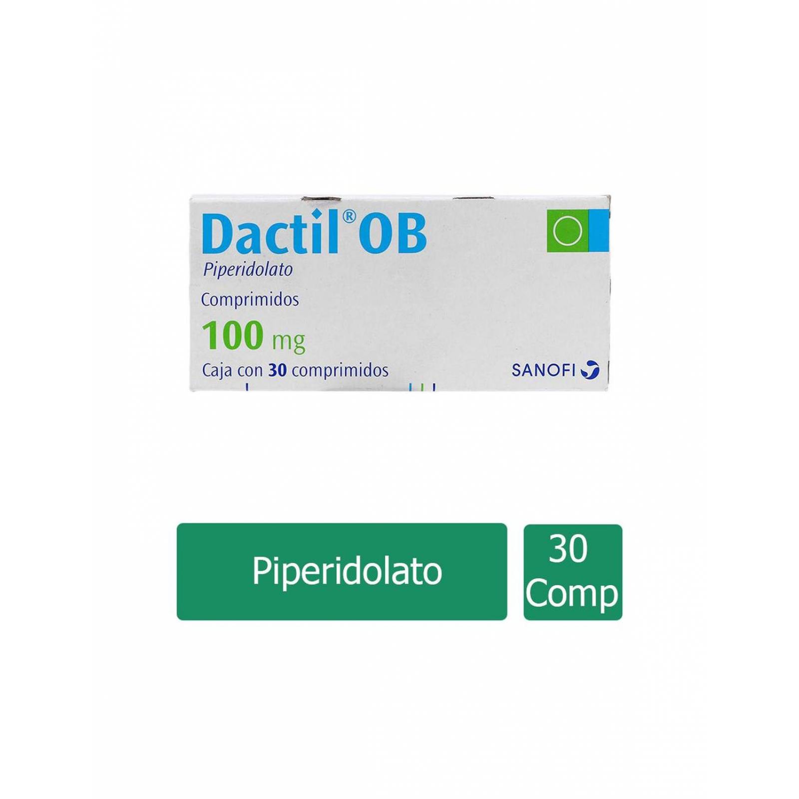 Dactil OB 100 mg Caja Con 30 Comprimidos 