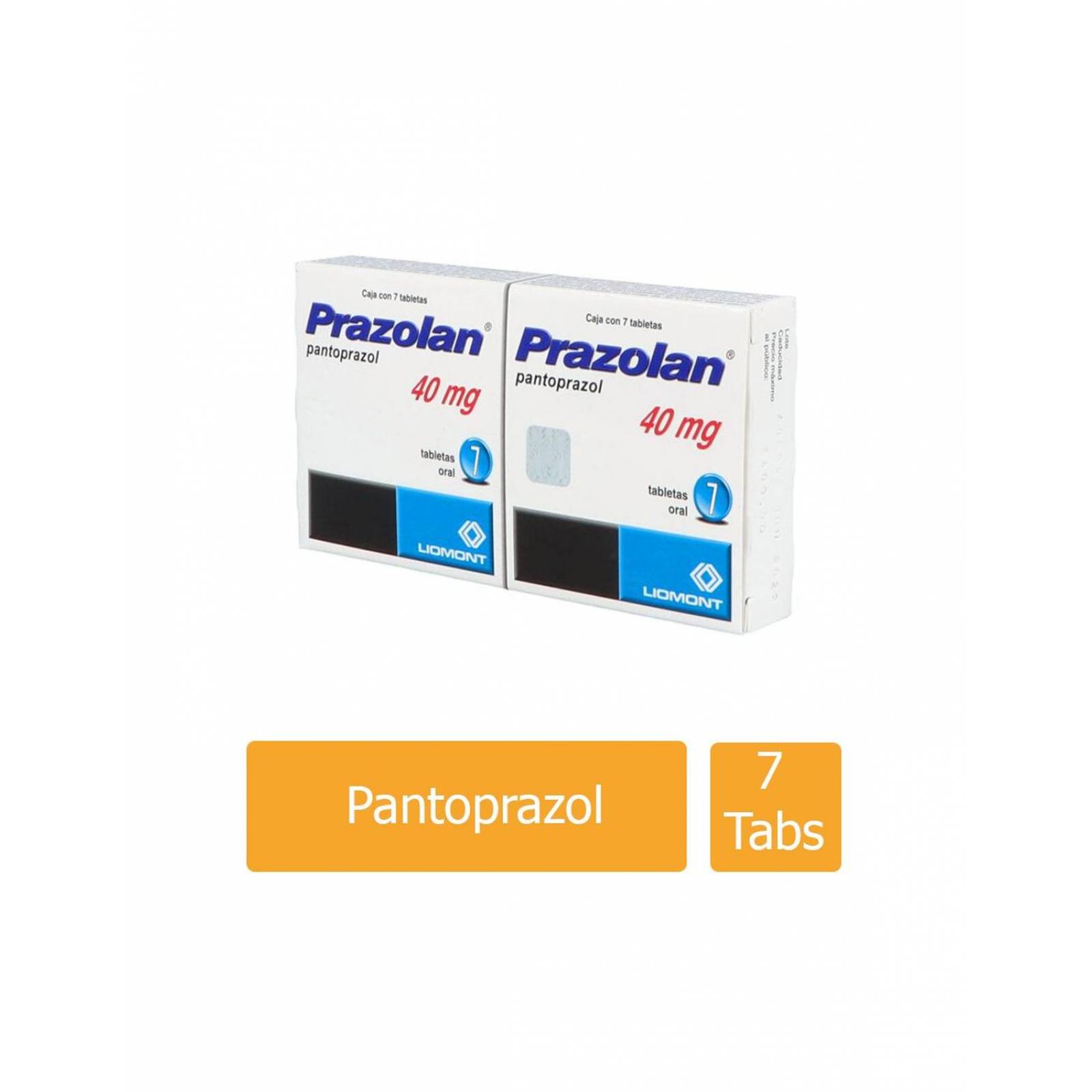 Prazolan Dual 40 mg Caja Con 14 Tabletas 