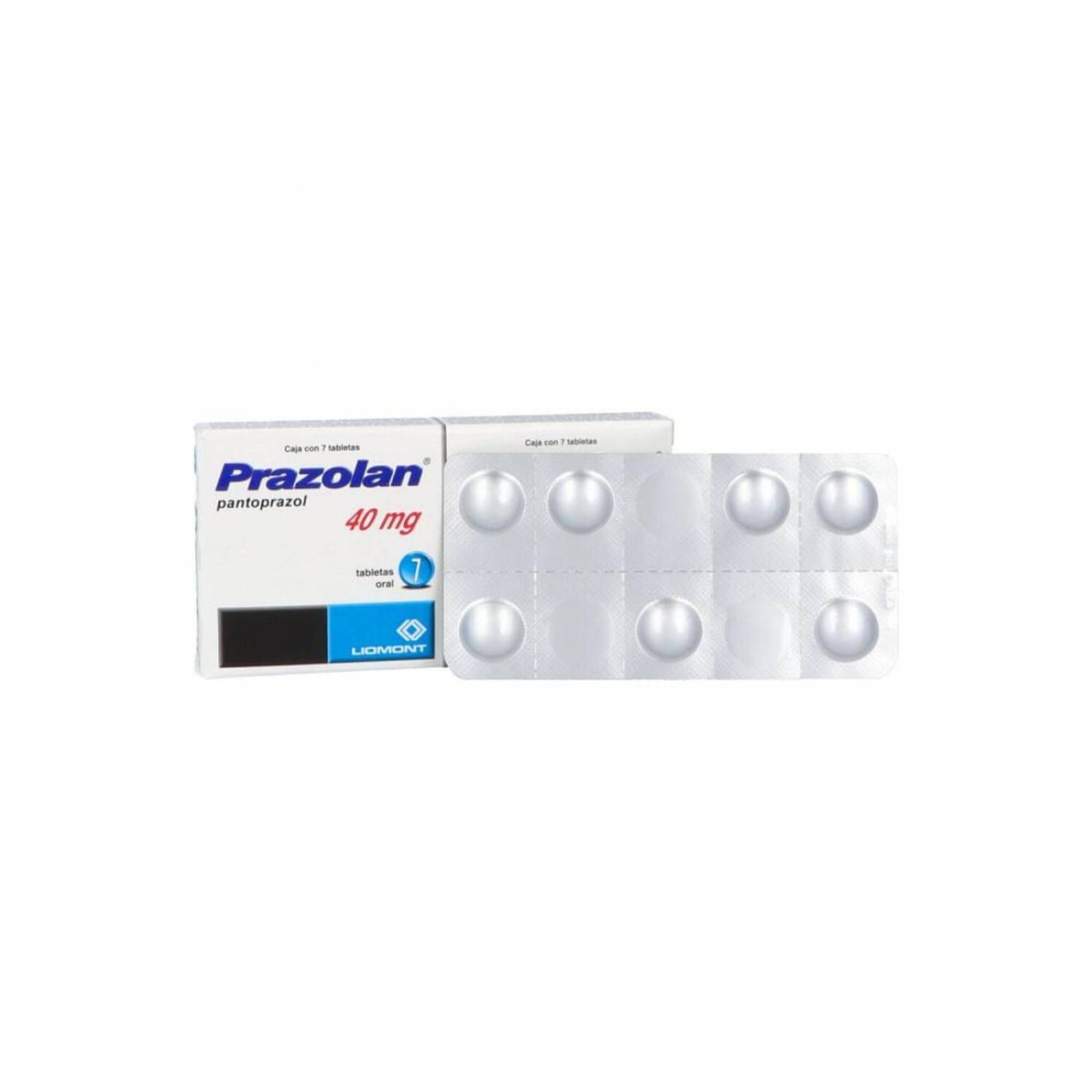 Prazolan Dual 40 mg Caja Con 14 Tabletas 