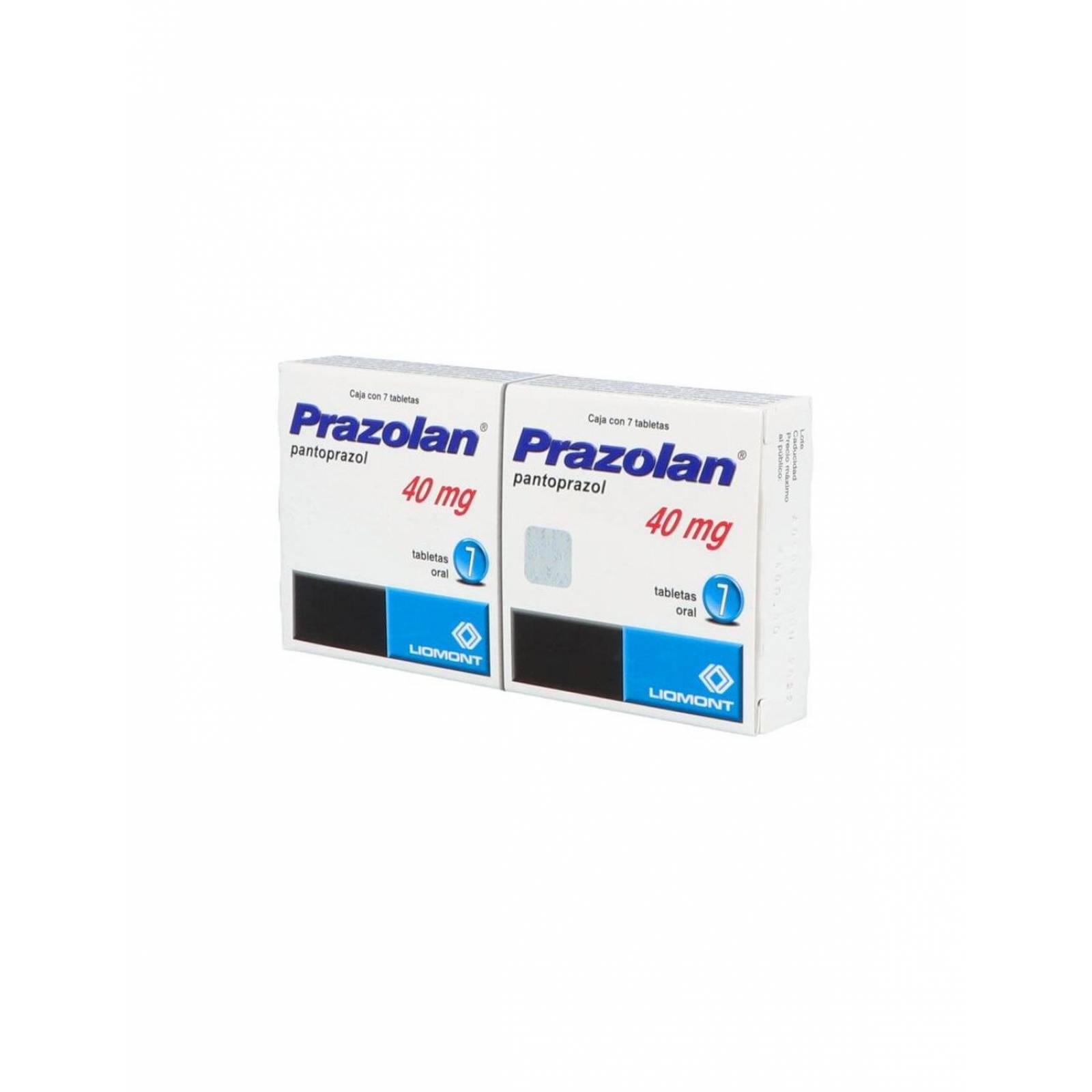 Prazolan Dual 40 mg Caja Con 14 Tabletas 