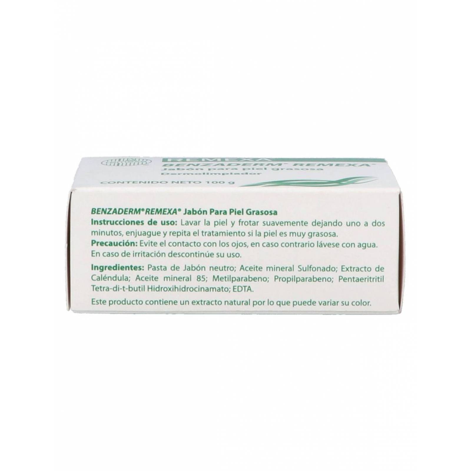 Benzaderm Jabón En Barra Con 100g 