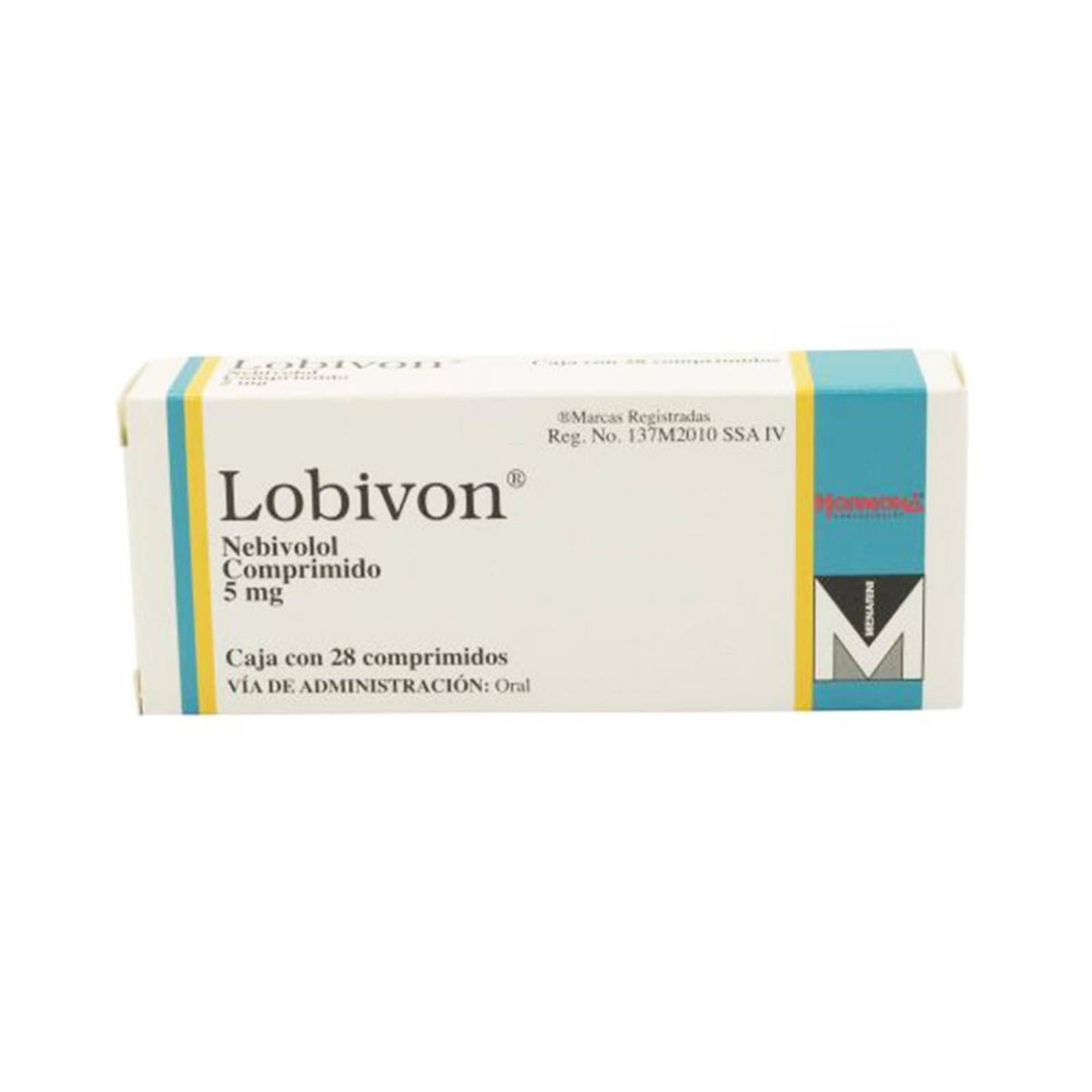 Lobivon 5 mg Caja Con 56 Comprimidos 