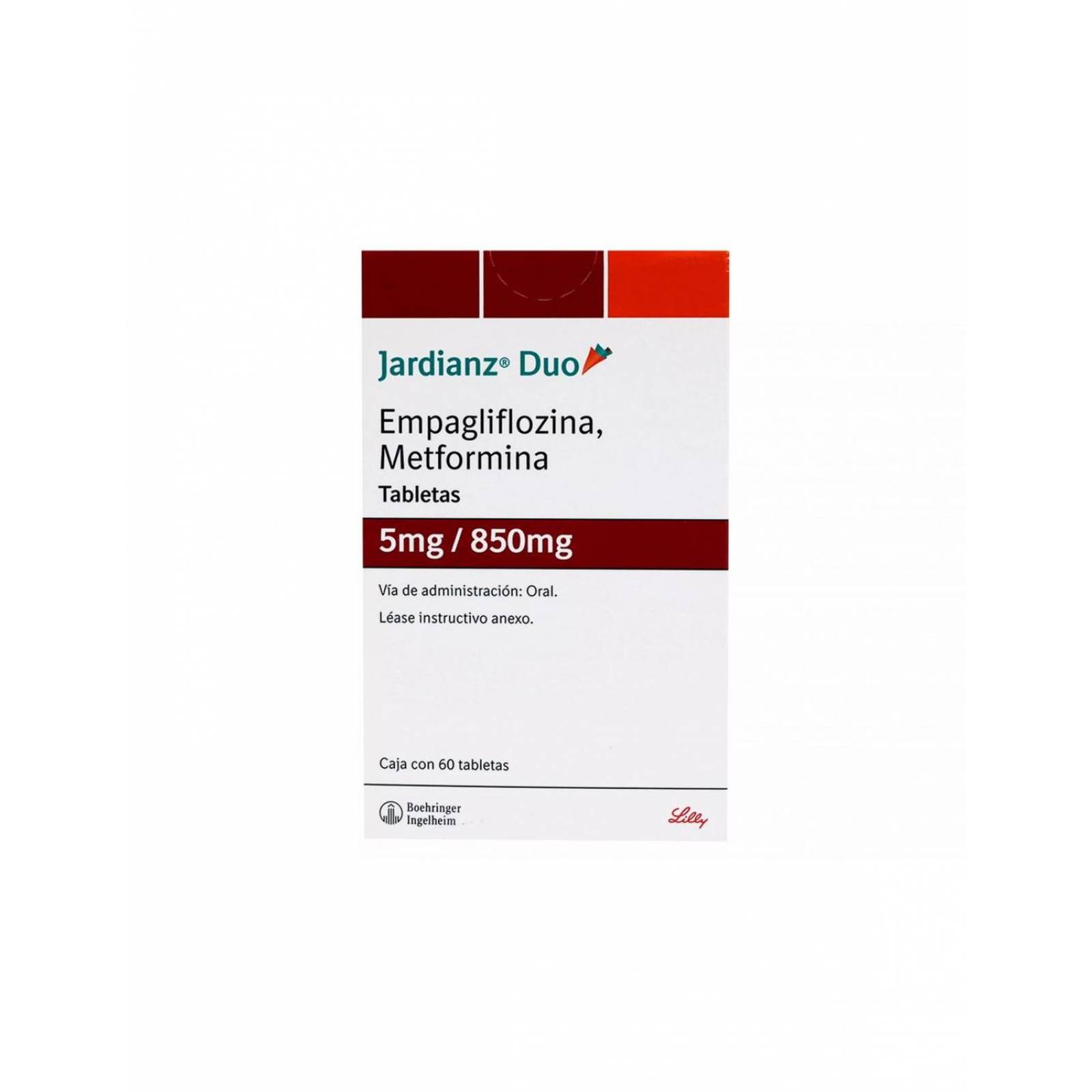 Jardianz Duo 5 mg / 850 mg Caja Con 60 Tabletas 