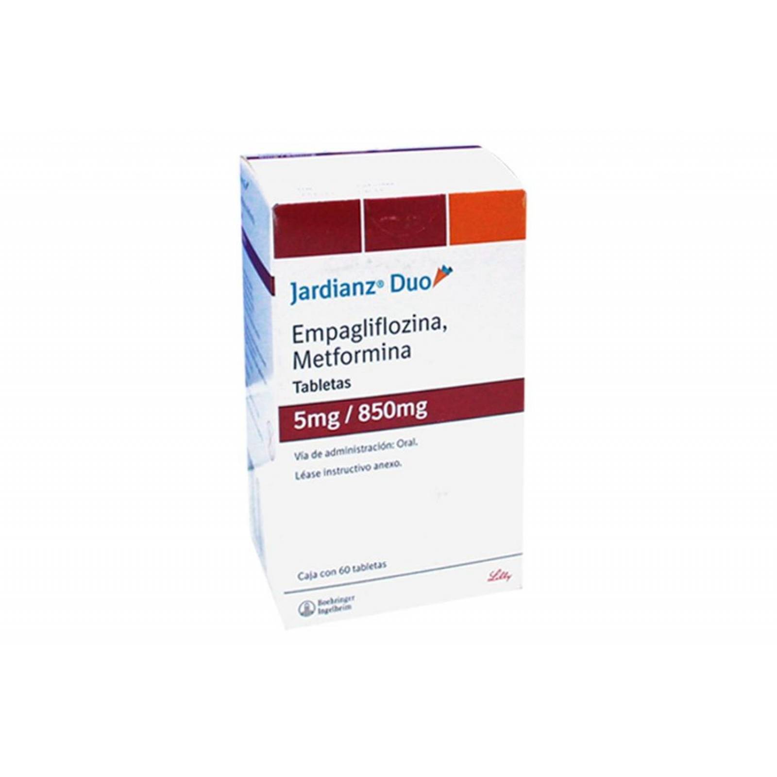 Jardianz Duo 5 mg / 850 mg Caja Con 60 Tabletas 