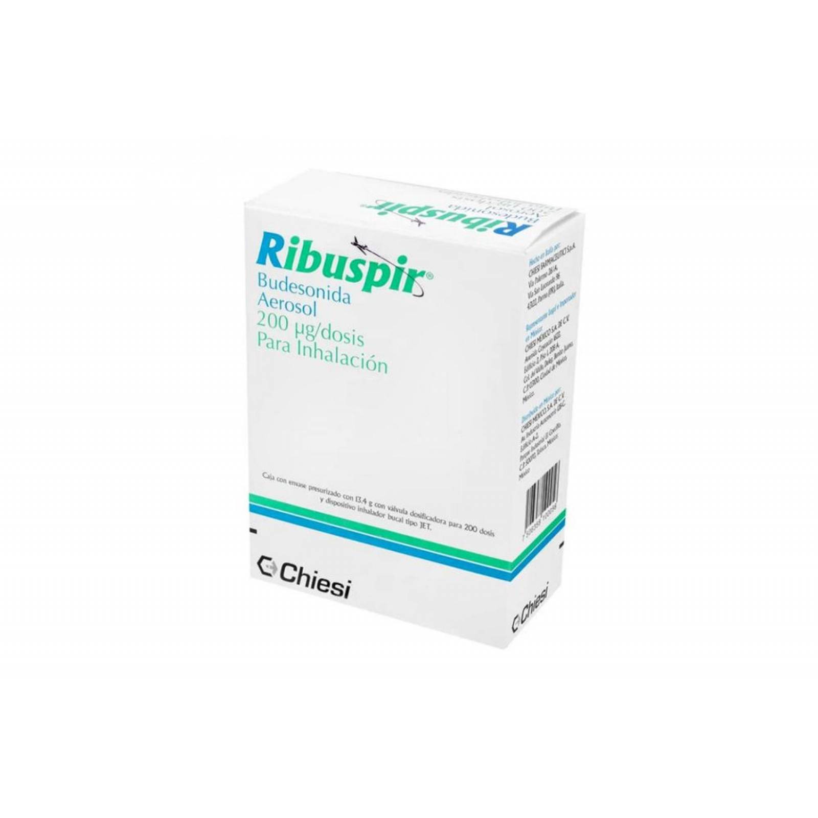Ribuspir Aerosol 200 mg/dosis Para Inhalación 