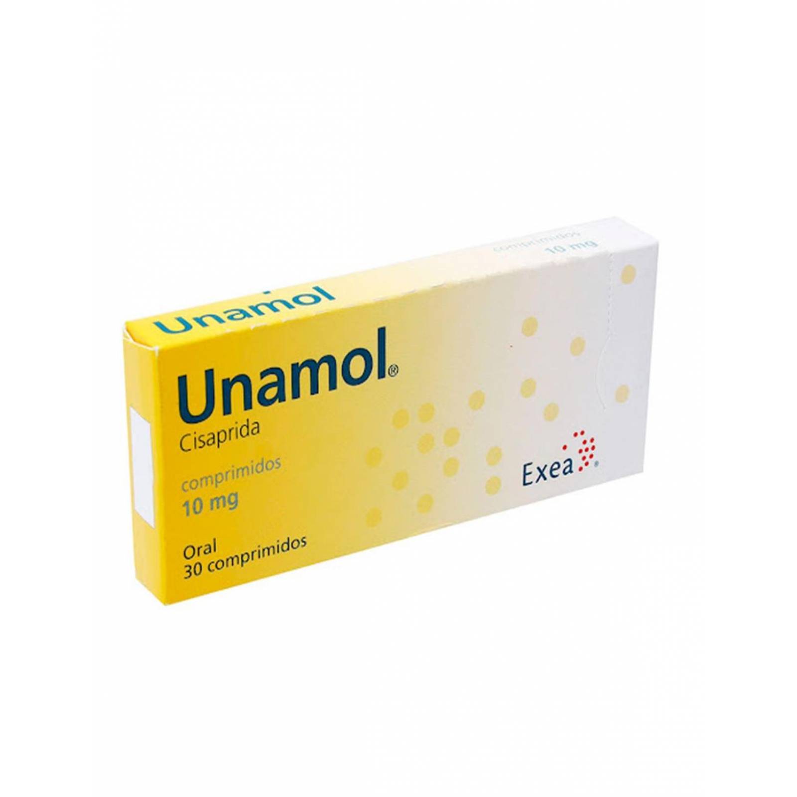 Unamol 10mg Caja Con 30 Comprimidos 