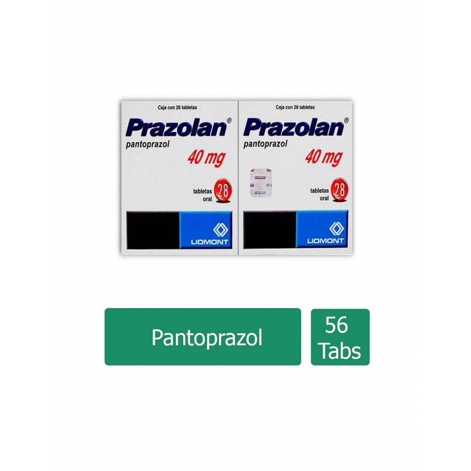 Prazolan Dual 40 mg Caja Con 56 Tabletas 