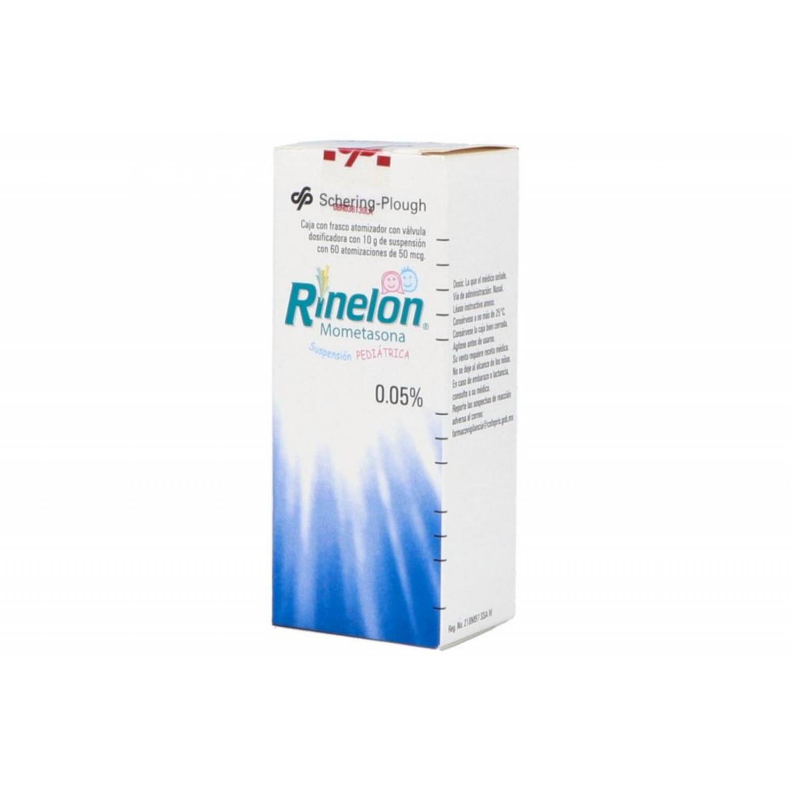 Rinelon Nasal Pediátrico 0.05% Caja Con Frasco Nebulizador Con 10 g 