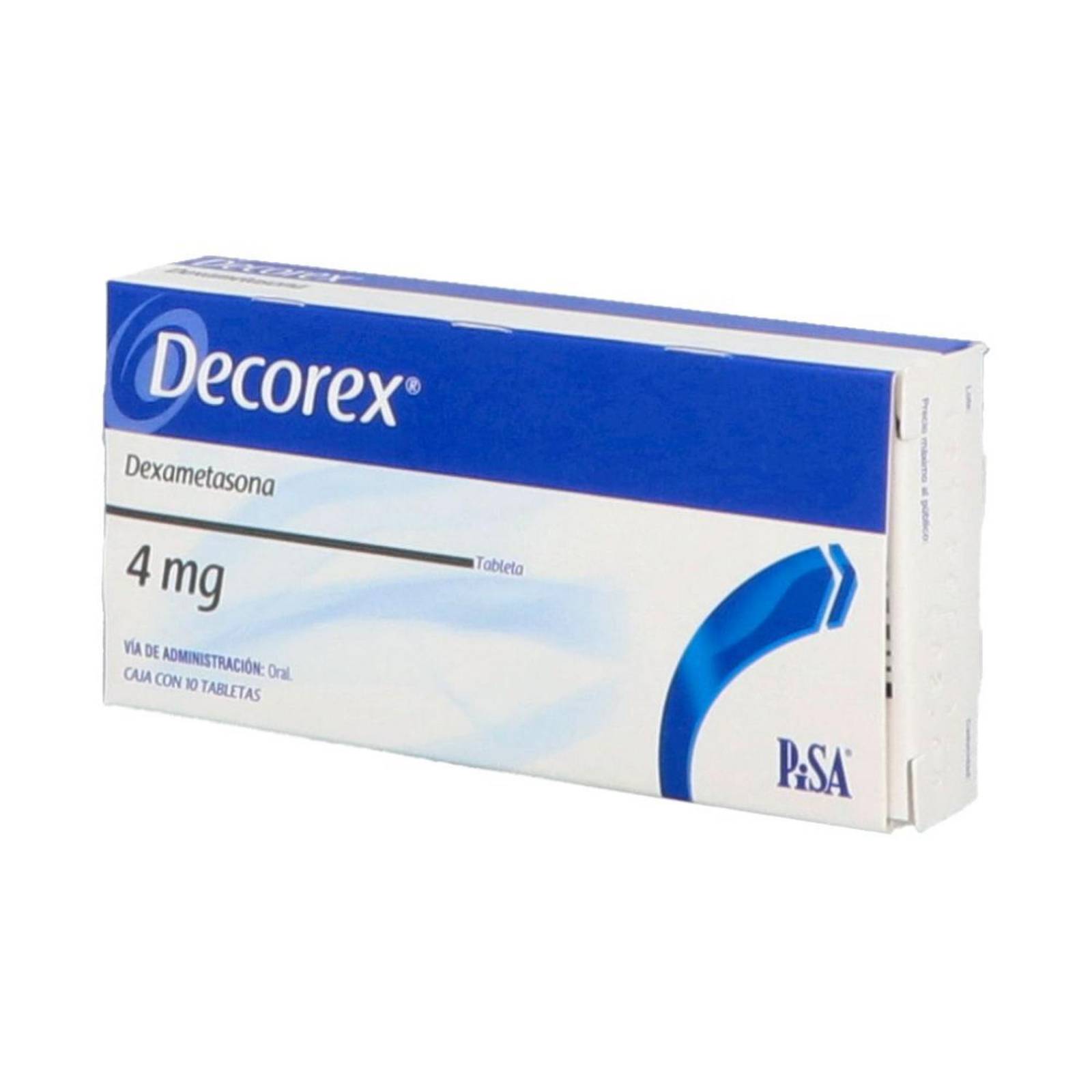 Decorex 4 mg Caja Con 10 Tabletas 