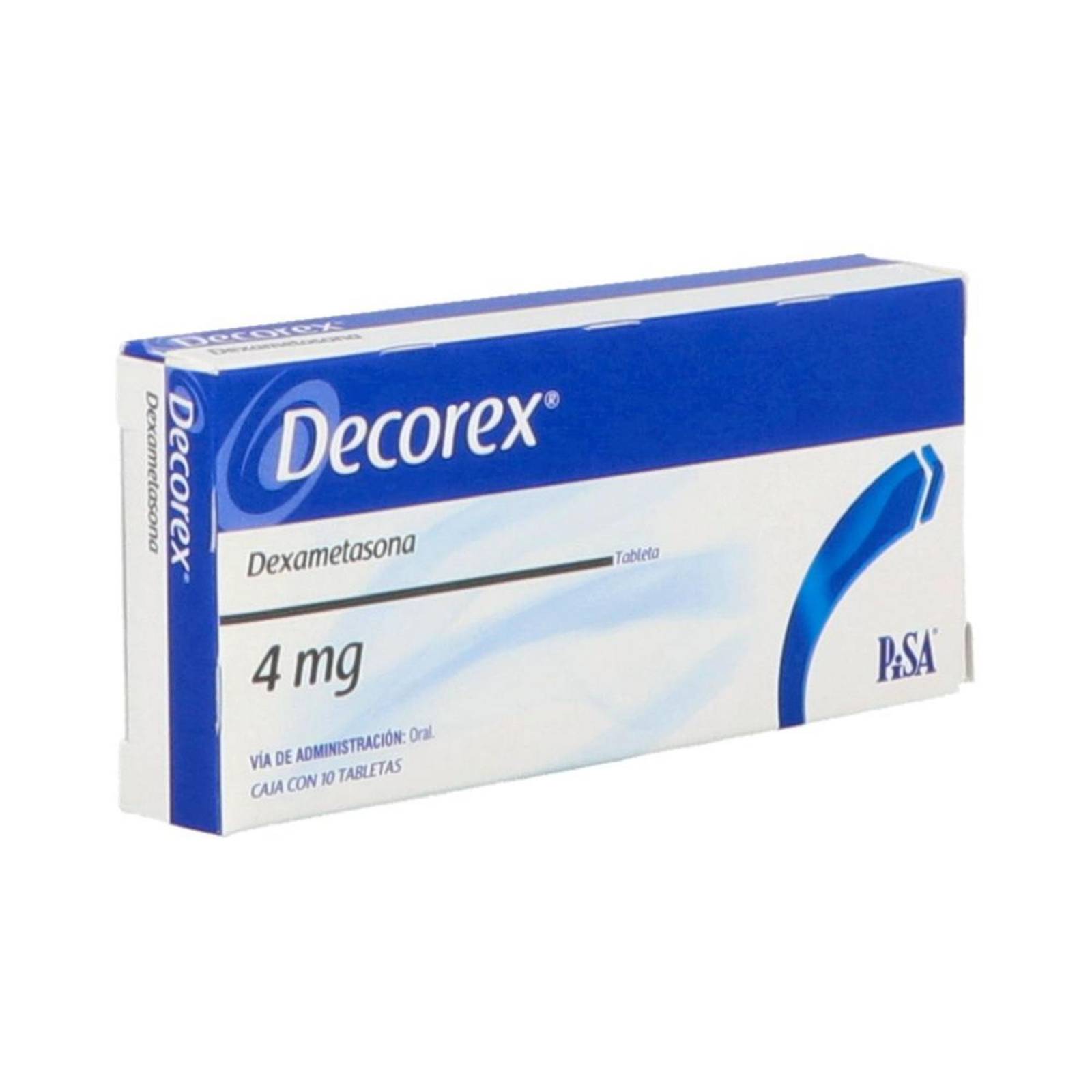 Decorex 4 mg Caja Con 10 Tabletas 