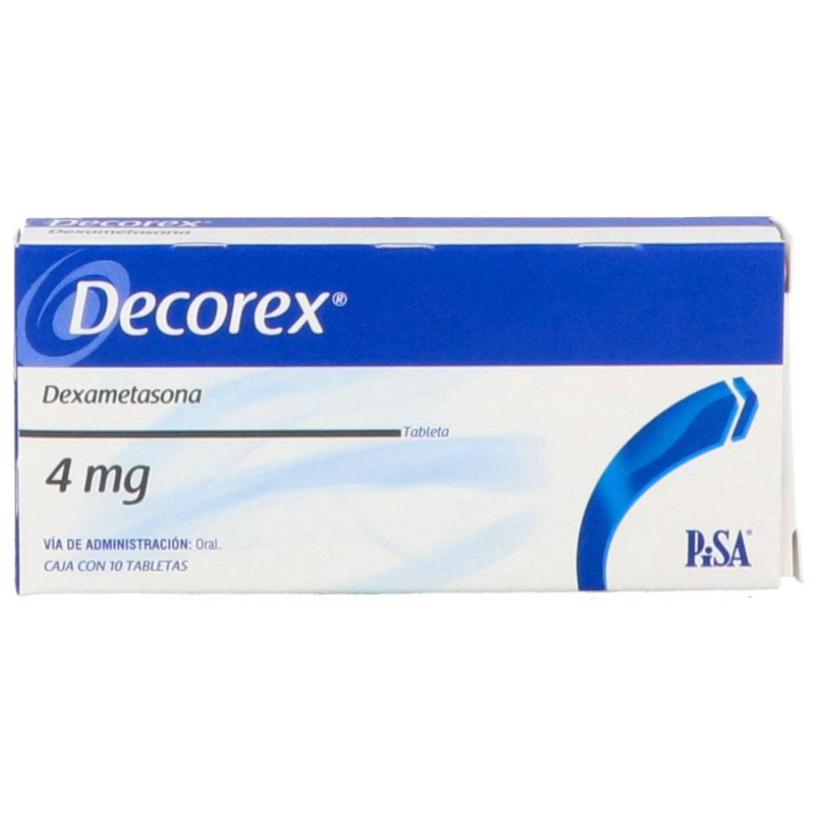 Decorex 4 mg Caja Con 10 Tabletas 