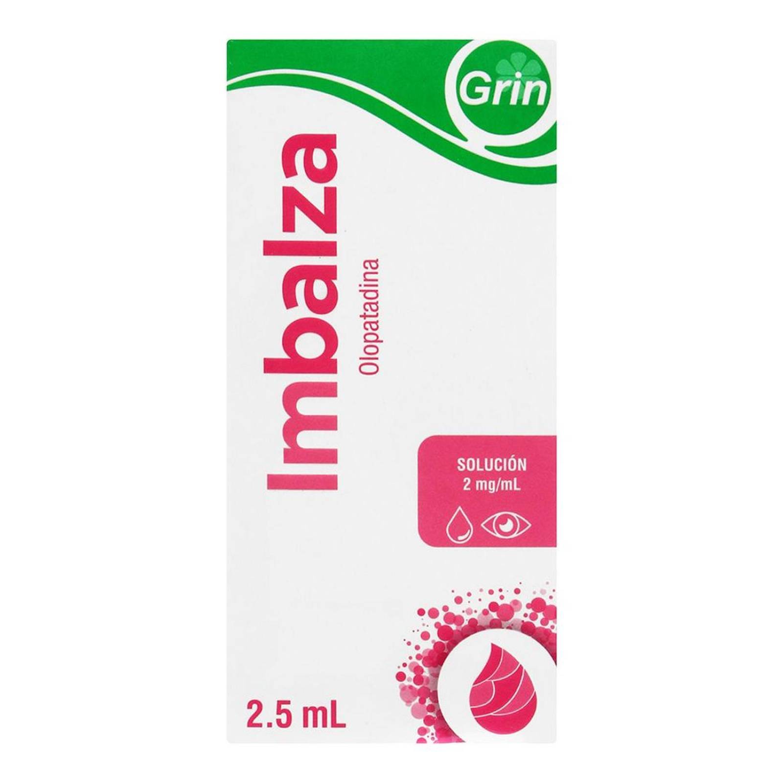 Imbalza Solución Oftálmica 0.2% Frasco Gotero Con 2.5 mL 