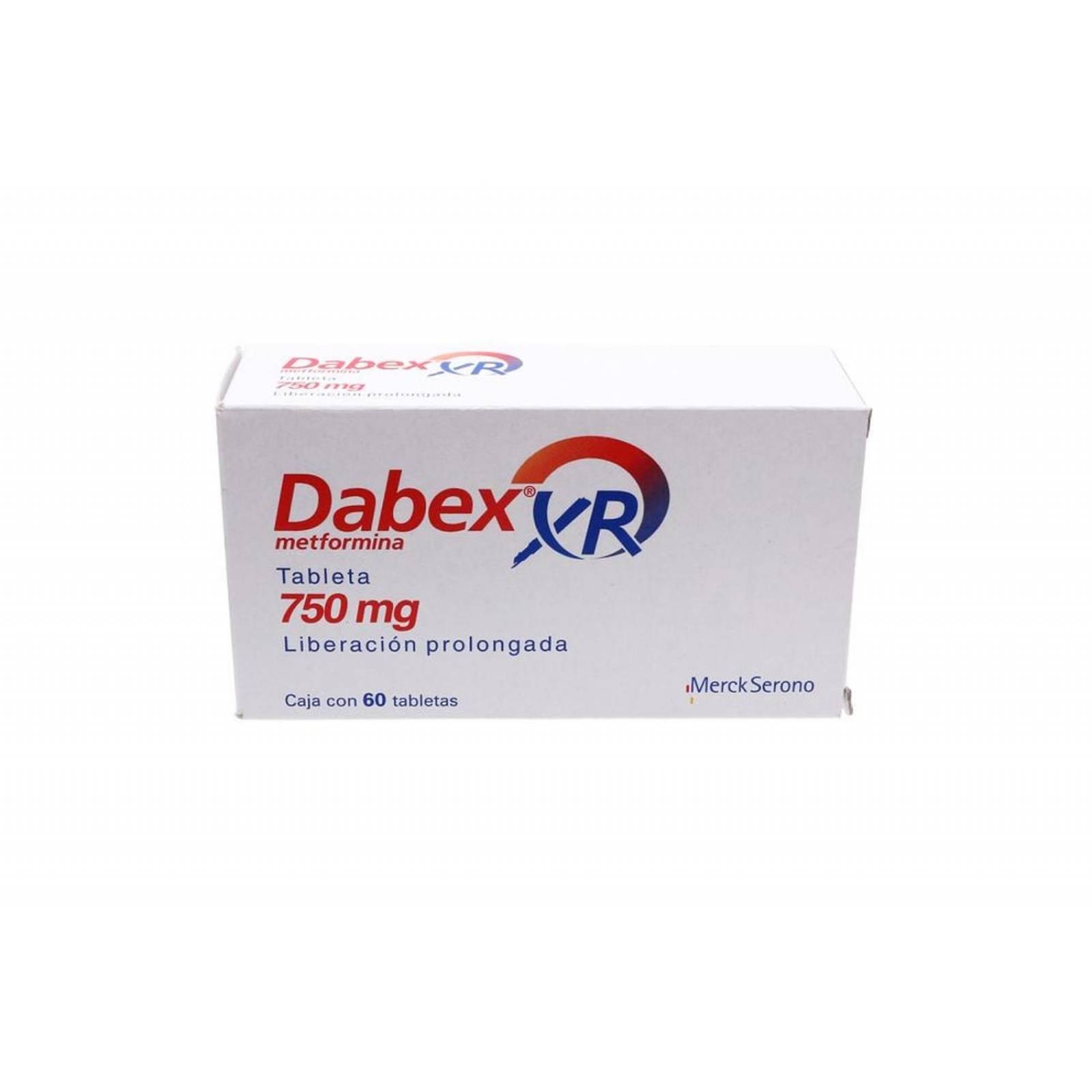Dabex Xr 750 mg Caja Con 60 Tabletas 