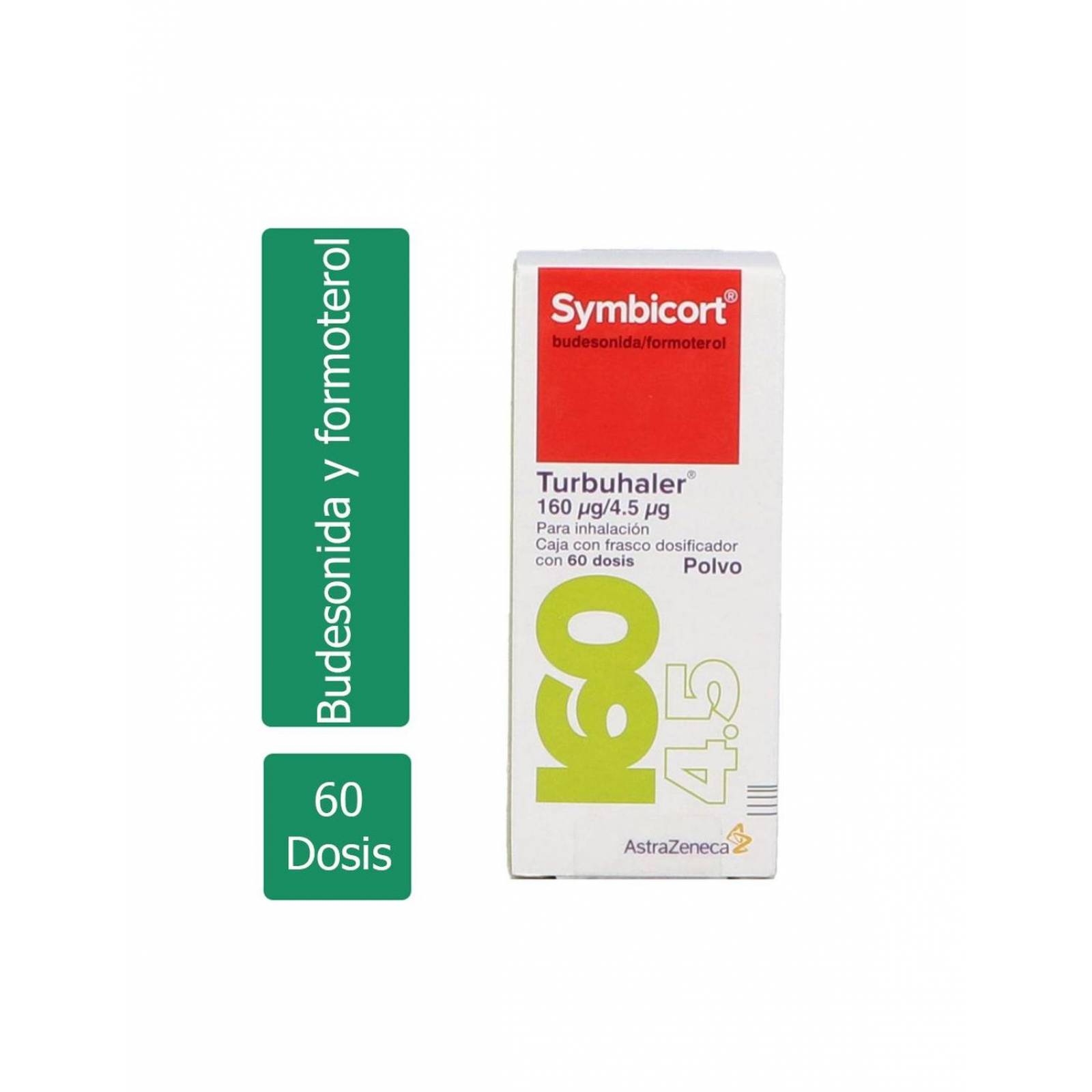 Symbicort 160 Mcg/4.5 Mcg Caja Con Frasco Dosificador Con 60 Dosis 