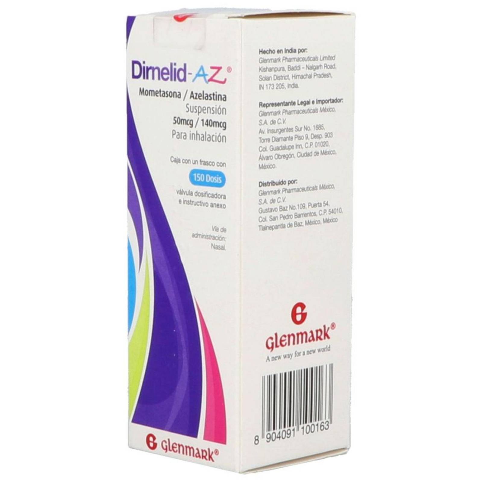 Dirnelid AZ 50 /140 mcg Suspensión De Inhalación 150 Dosis 