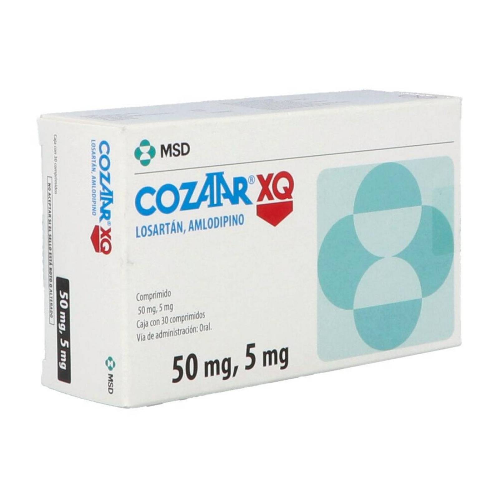 Cozaar XQ 50 / 5 mg Caja Con 30 Comprimidos 