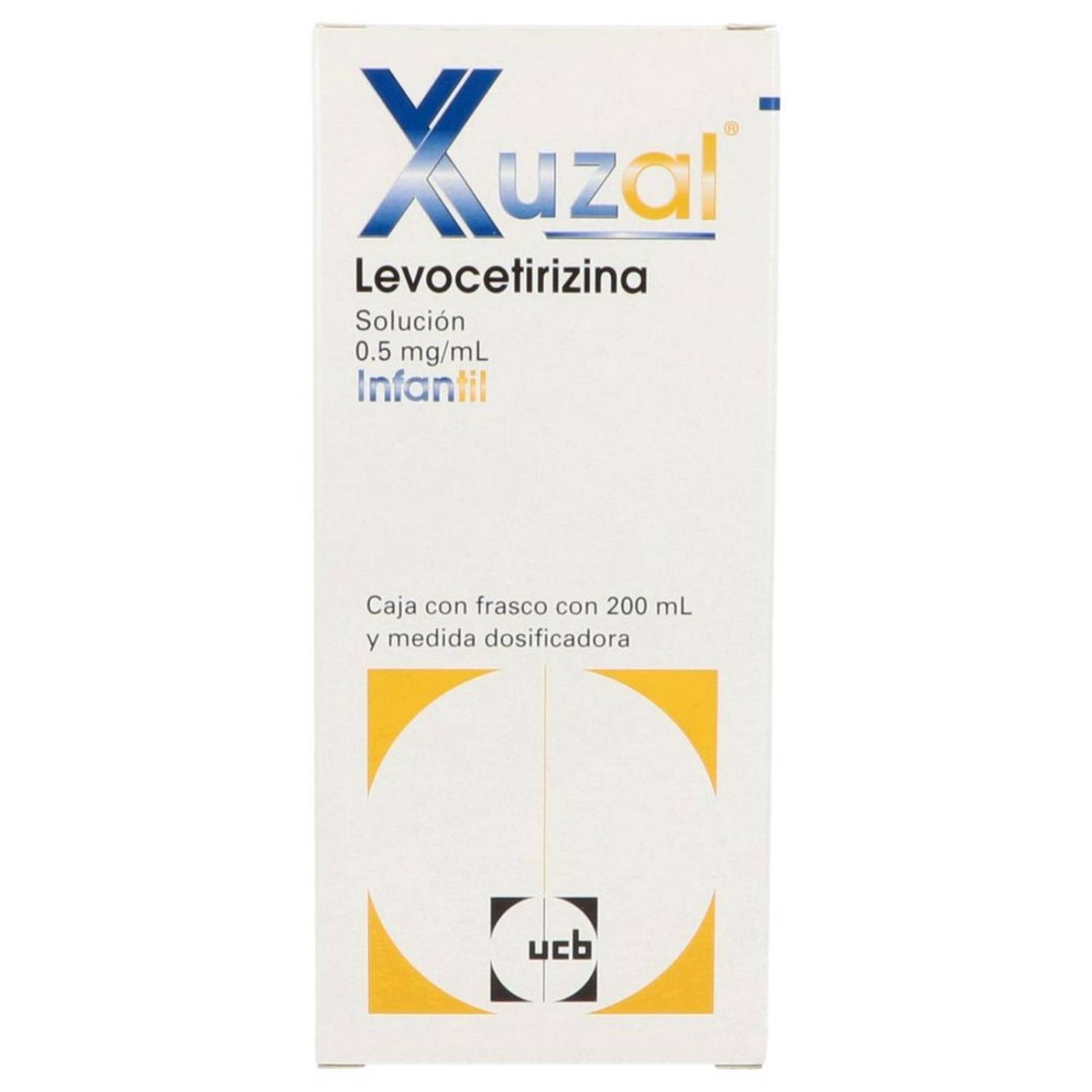 Xuzal 0.5 mg Infantil Solución Frasco 200 mL 