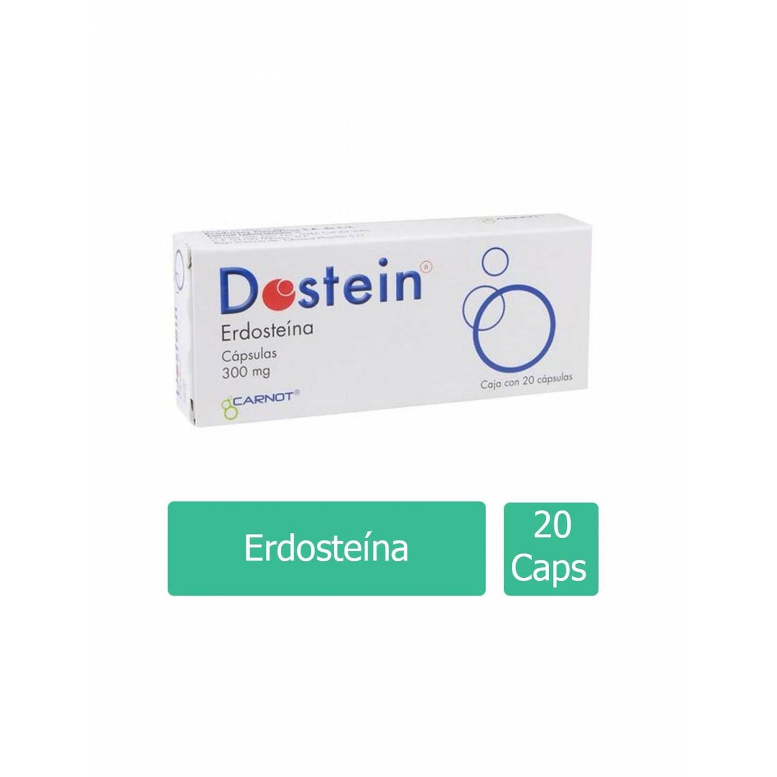 Dostein 300 mg Caja Con 20 Cápsulas 