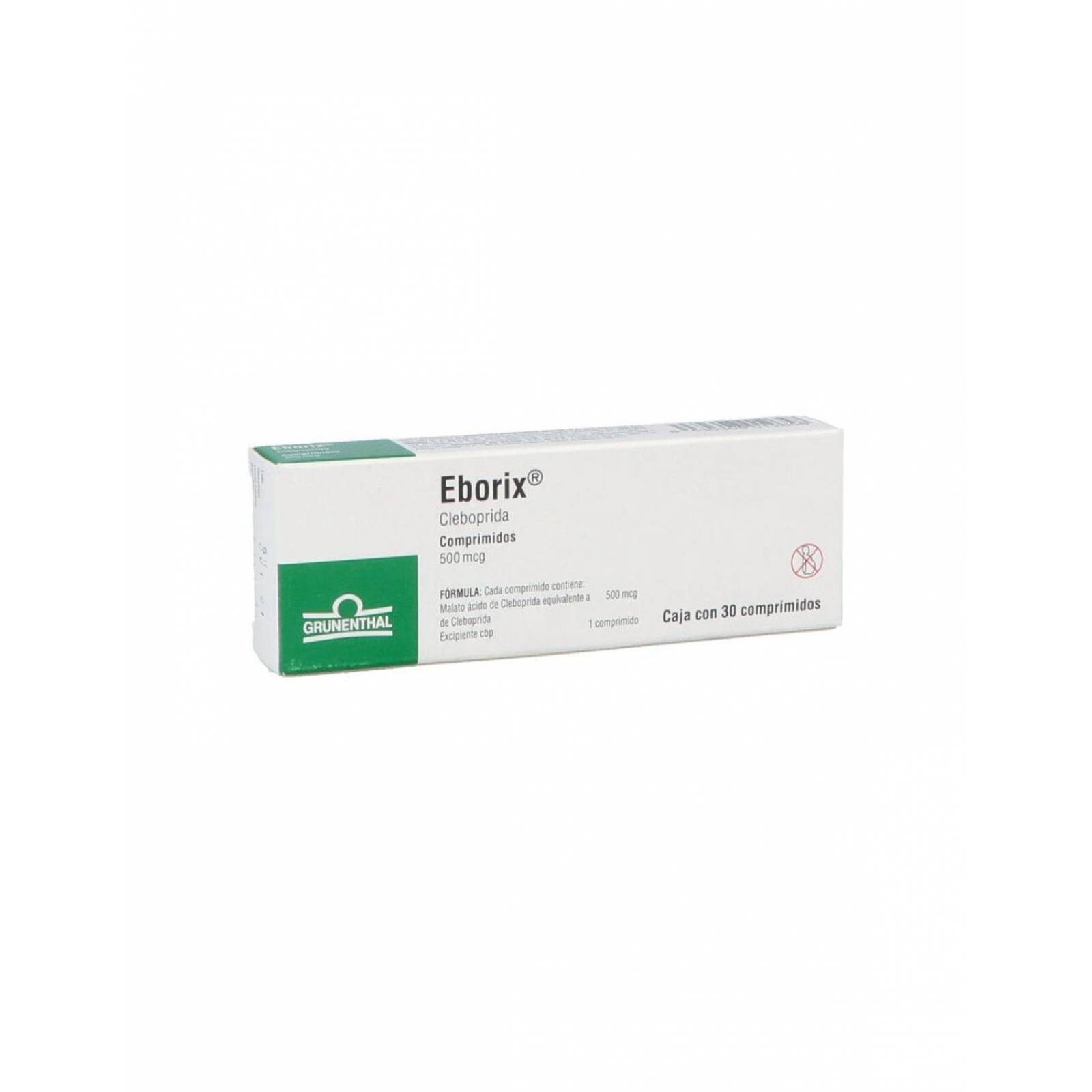 Eborix 500mcg Caja Con 30 Comprimidos 