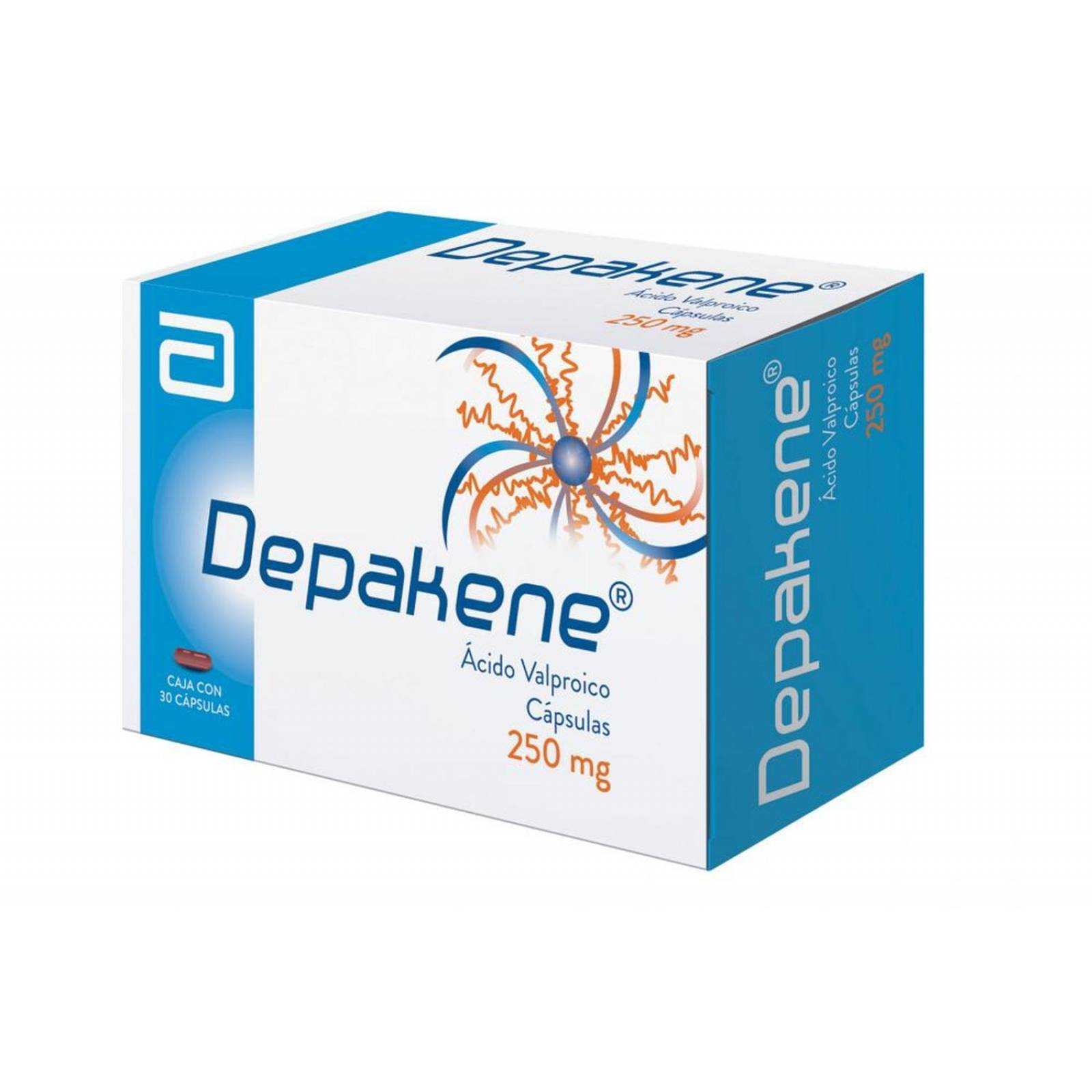 Depakene 250 mg Caja Con 30 Cápsulas 